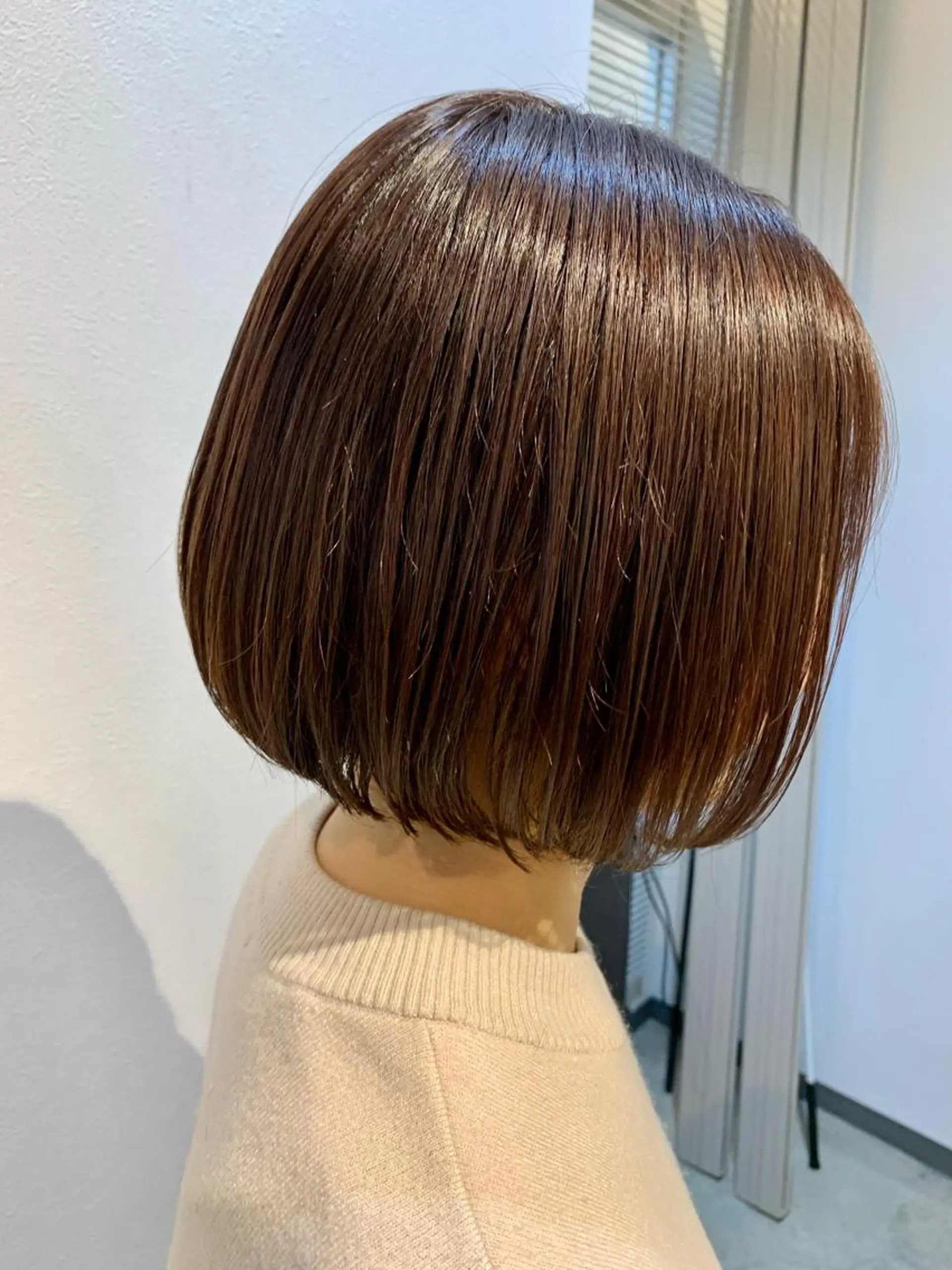 ミディアム ボブ カット 縮毛矯正 トリートメント THEDAY所属・ショート特化 🍀門脇良樹🍀のヘアスタイル