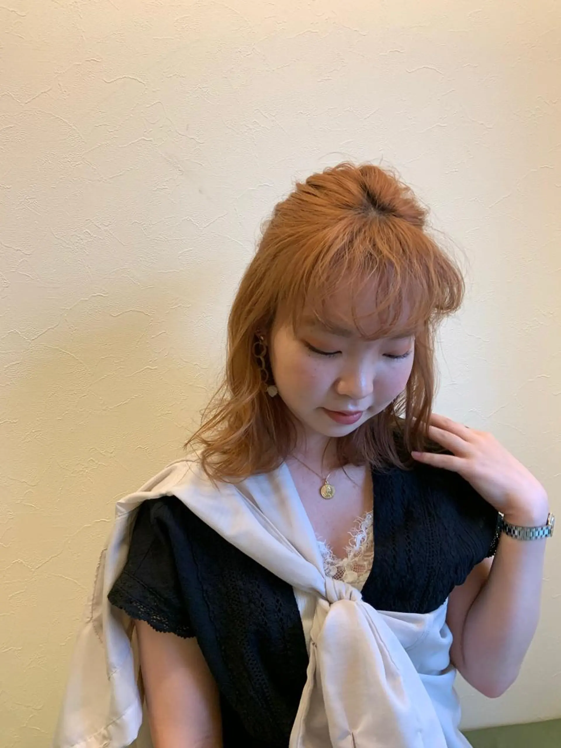 セミロング カラー ダメージレス美容師 🌱水島侑理のヘアスタイル