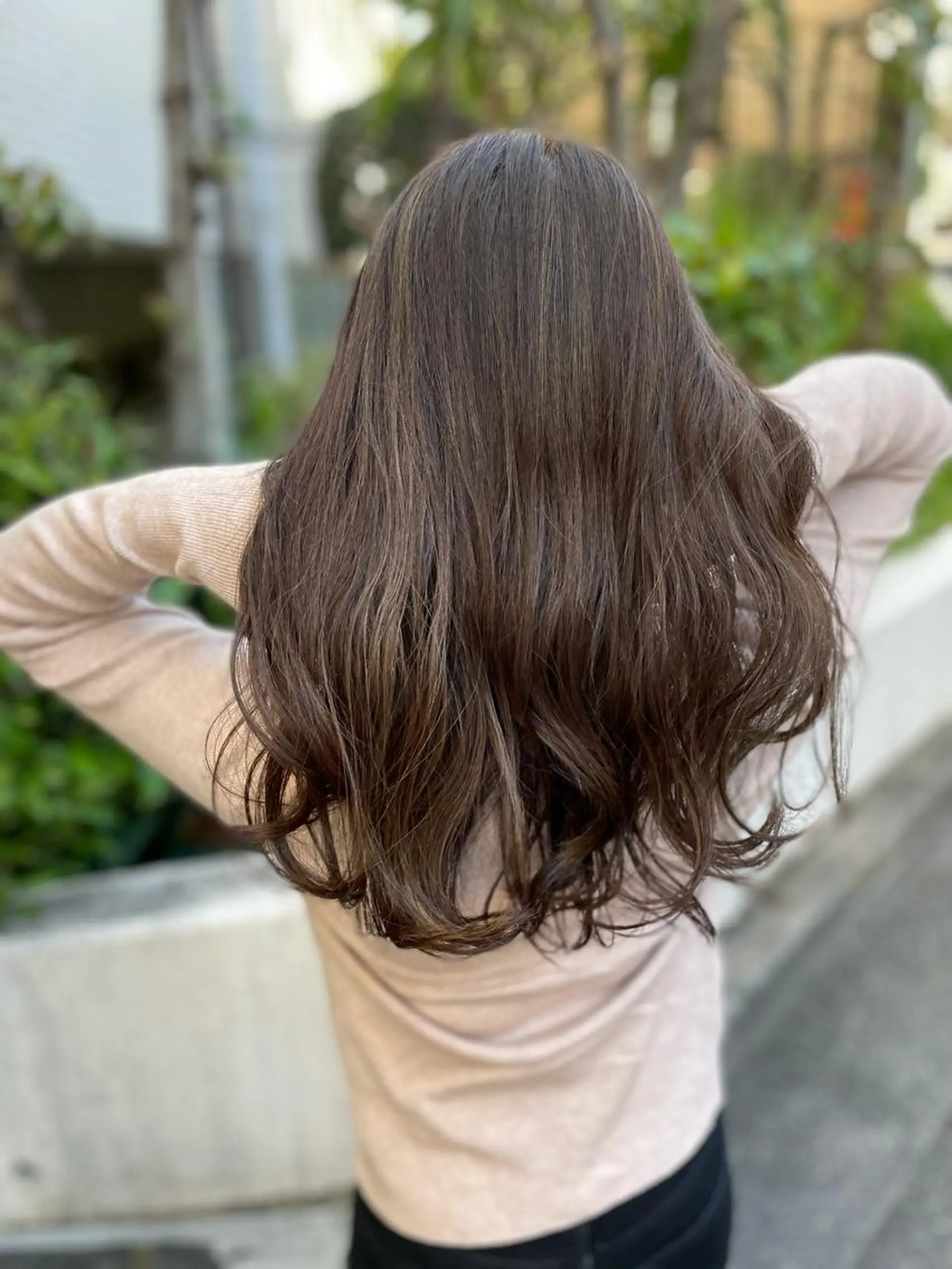 ロング カラー ヘアアレンジ カット ヘアカラー トリートメント ✨縮毛矯正✨髪質改善 ナカシマ ユミのヘアスタイル