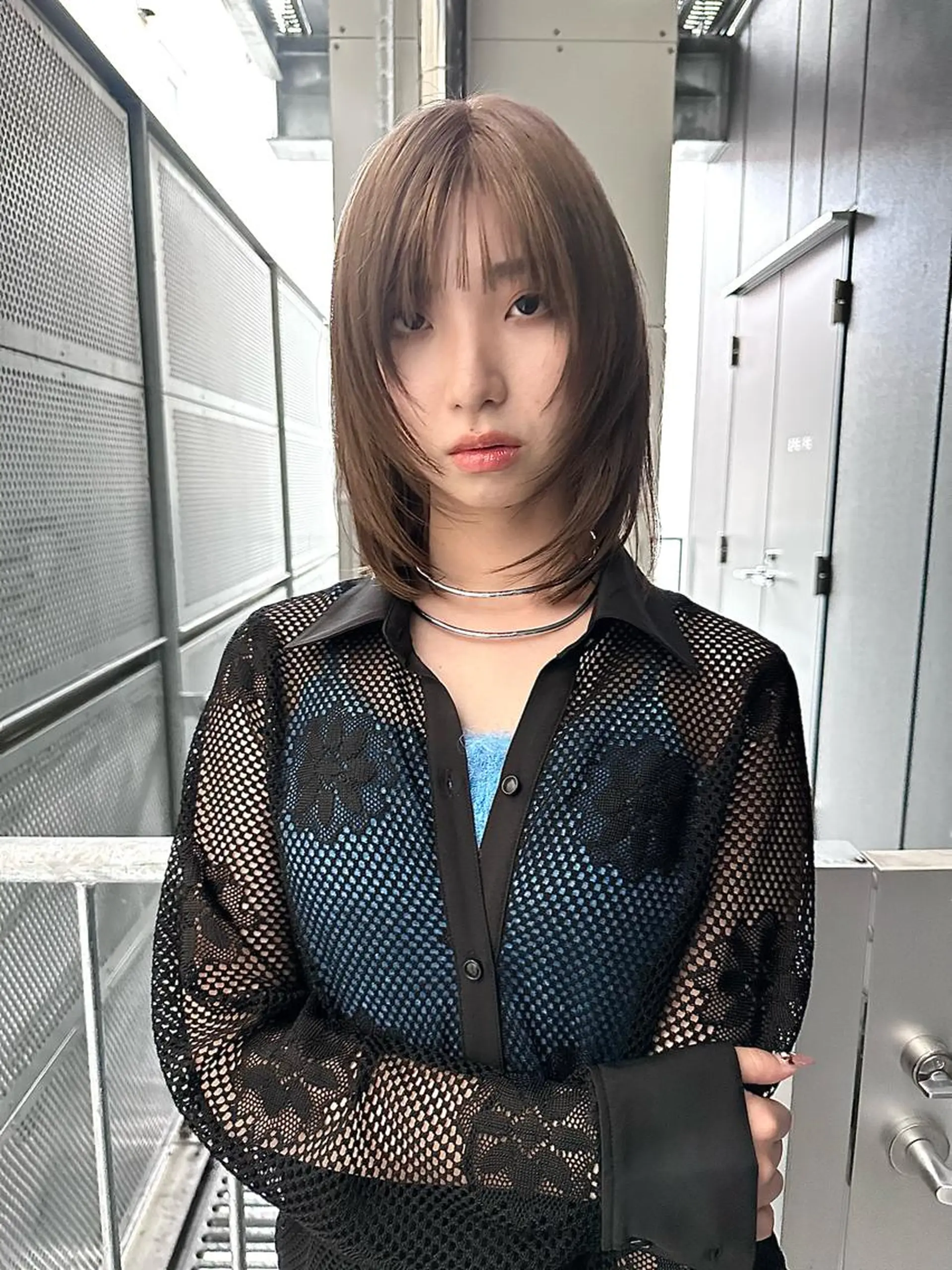 ミディアム カラー lelu所属・lelu / 佐々木のヘアスタイル