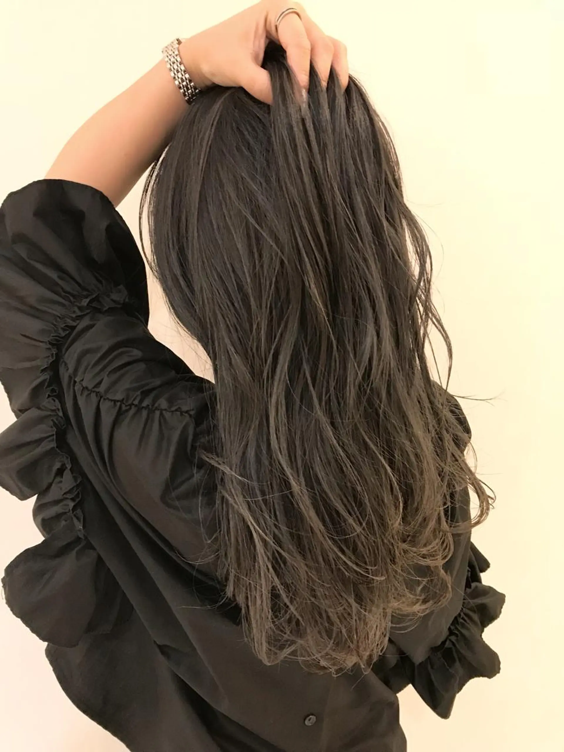 ロング カラー シールエクステ⭐️ オオミタクヤのヘアスタイル