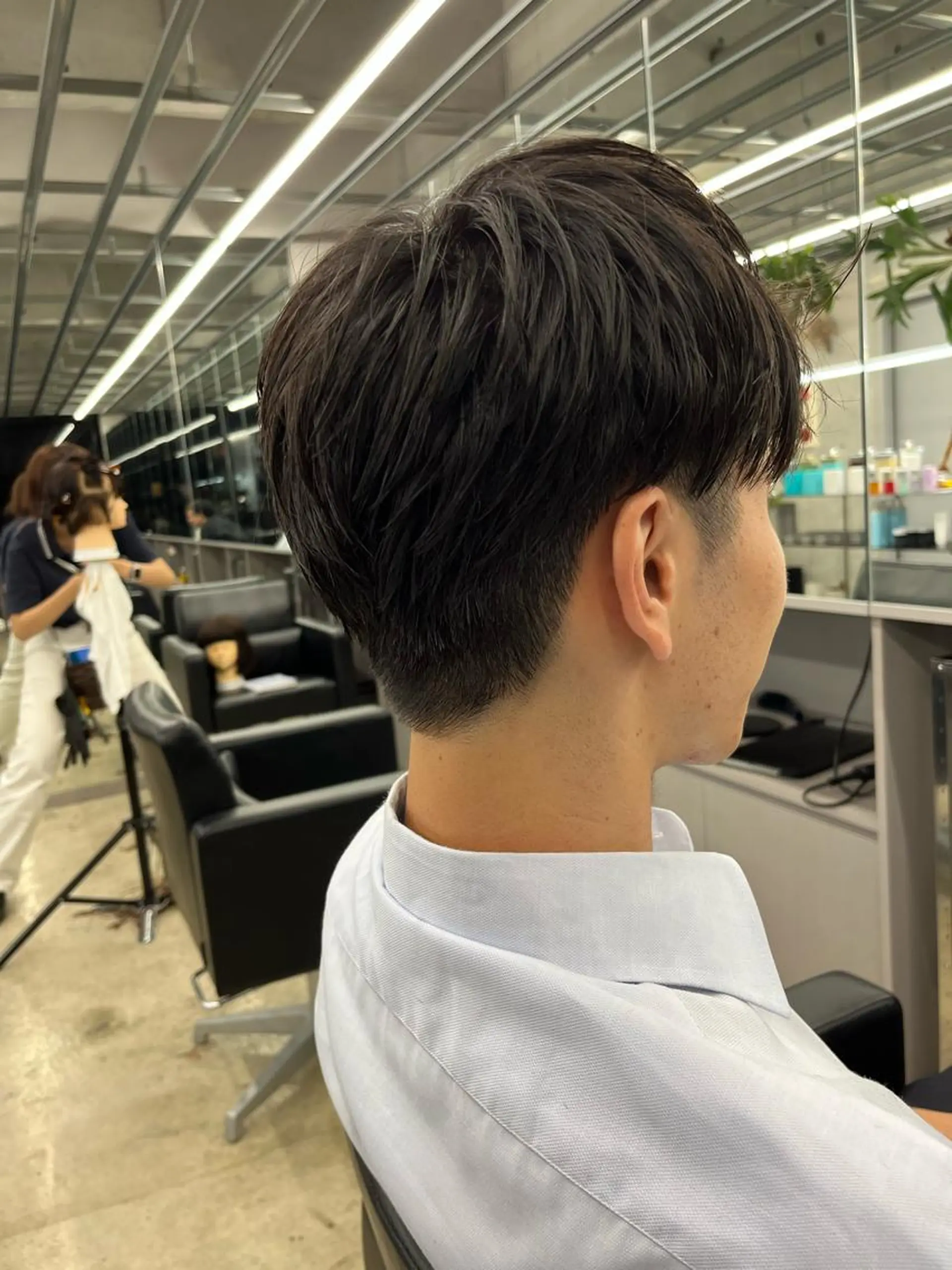 メンズ カット ダブルカラー/ ケアブリーチ/クニトのヘアスタイル