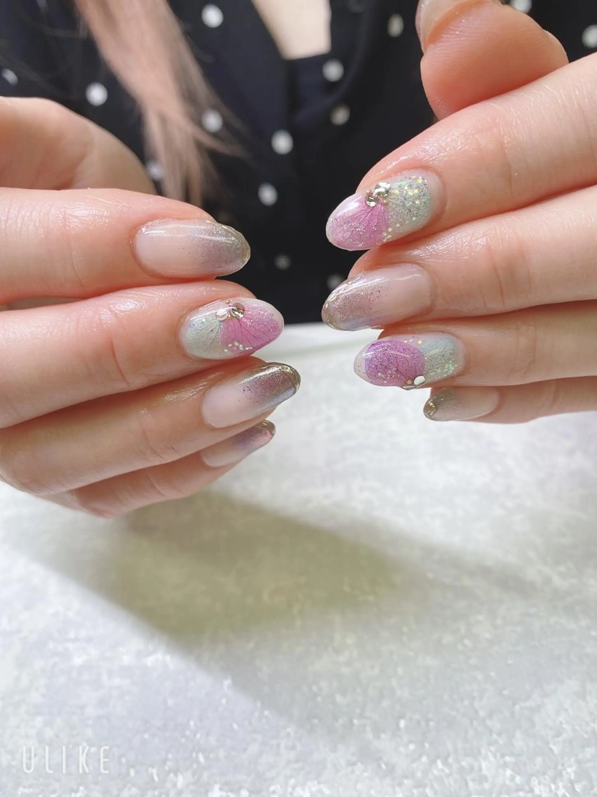 ミディアム ハンドネイル JNA認定講師🌸 RIEのネイルデザイン