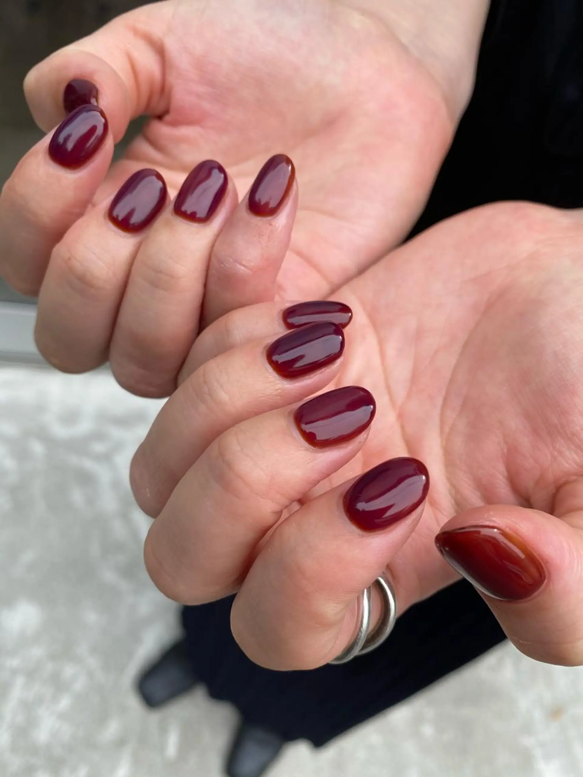 ネイル ワンカラーネイル 🌼大西洋子 laughl🌼のネイルデザイン