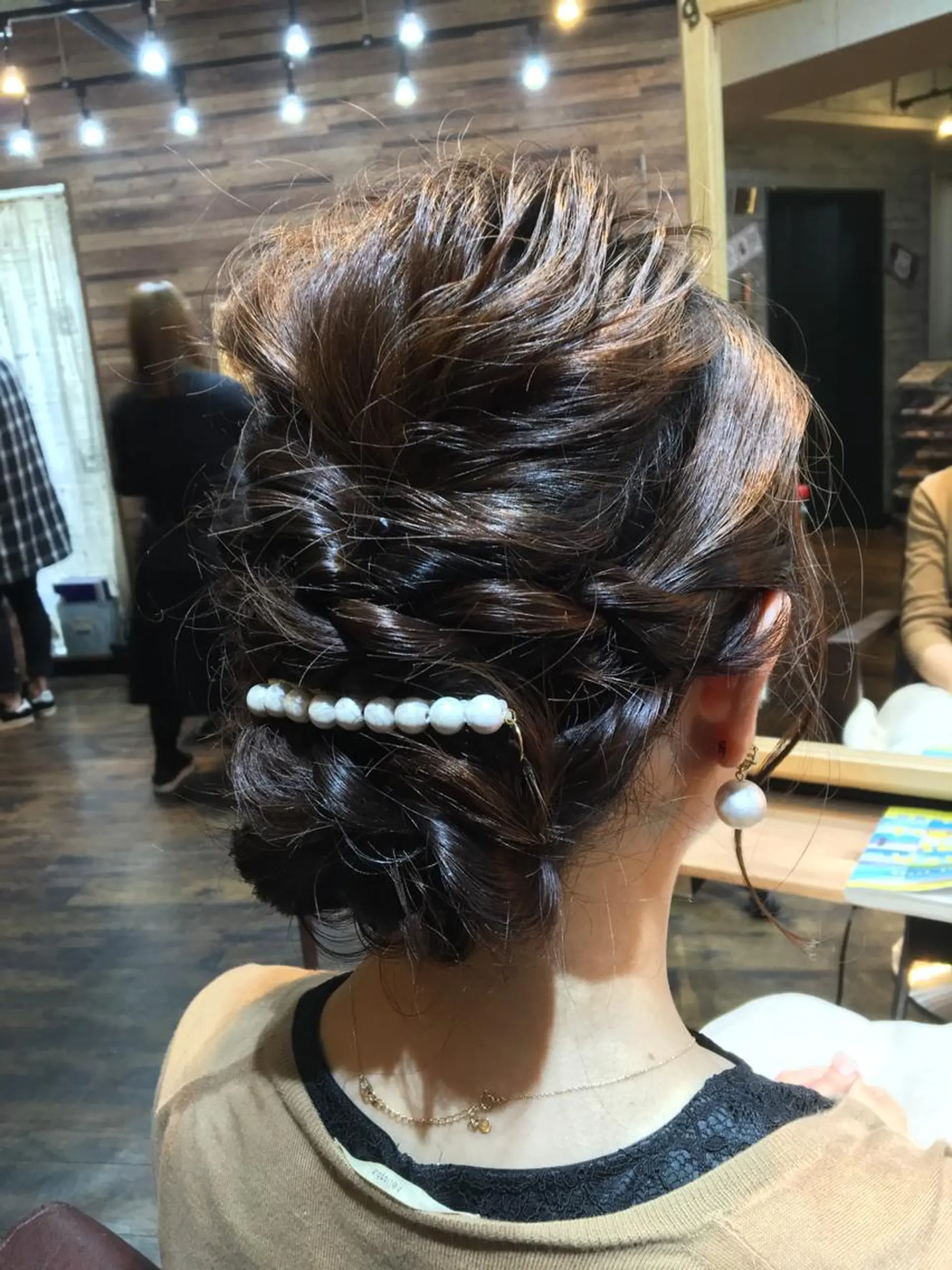 セミロング ヘアアレンジ MITSU ✂️のヘアスタイル