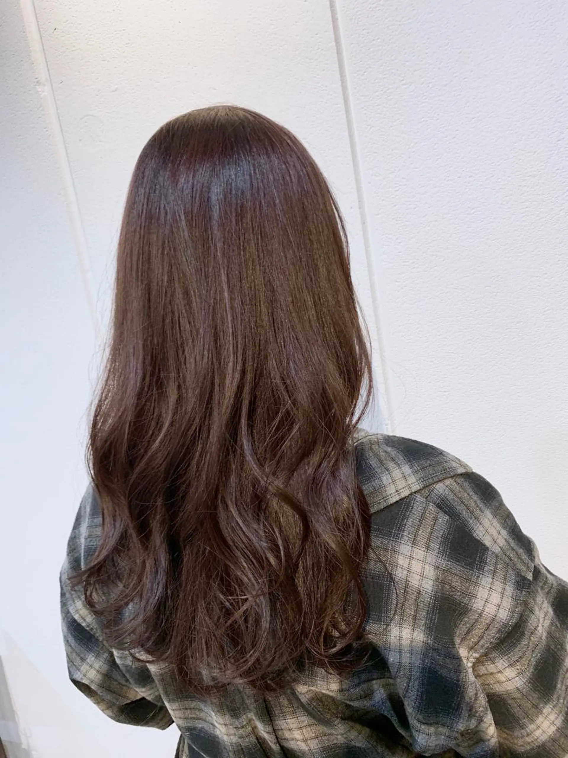 ロング カラー アッシュ パープルカラー パープルアッシュ Lolonois梅田 /Okazaki:)のヘアスタイル