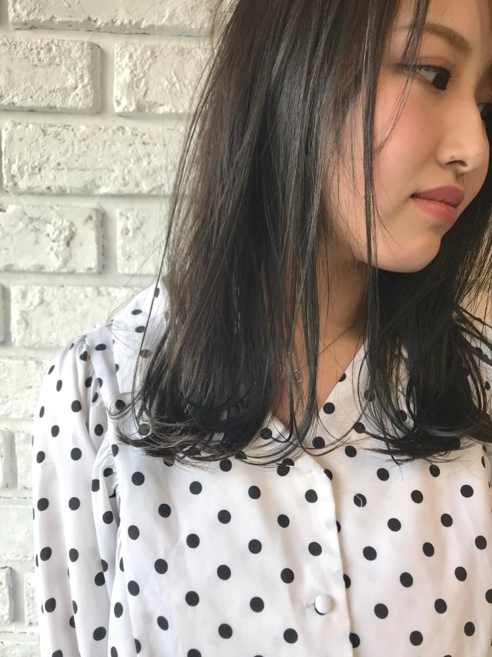 セミロング カラー 日比 貴大/ minim hairのヘアスタイル