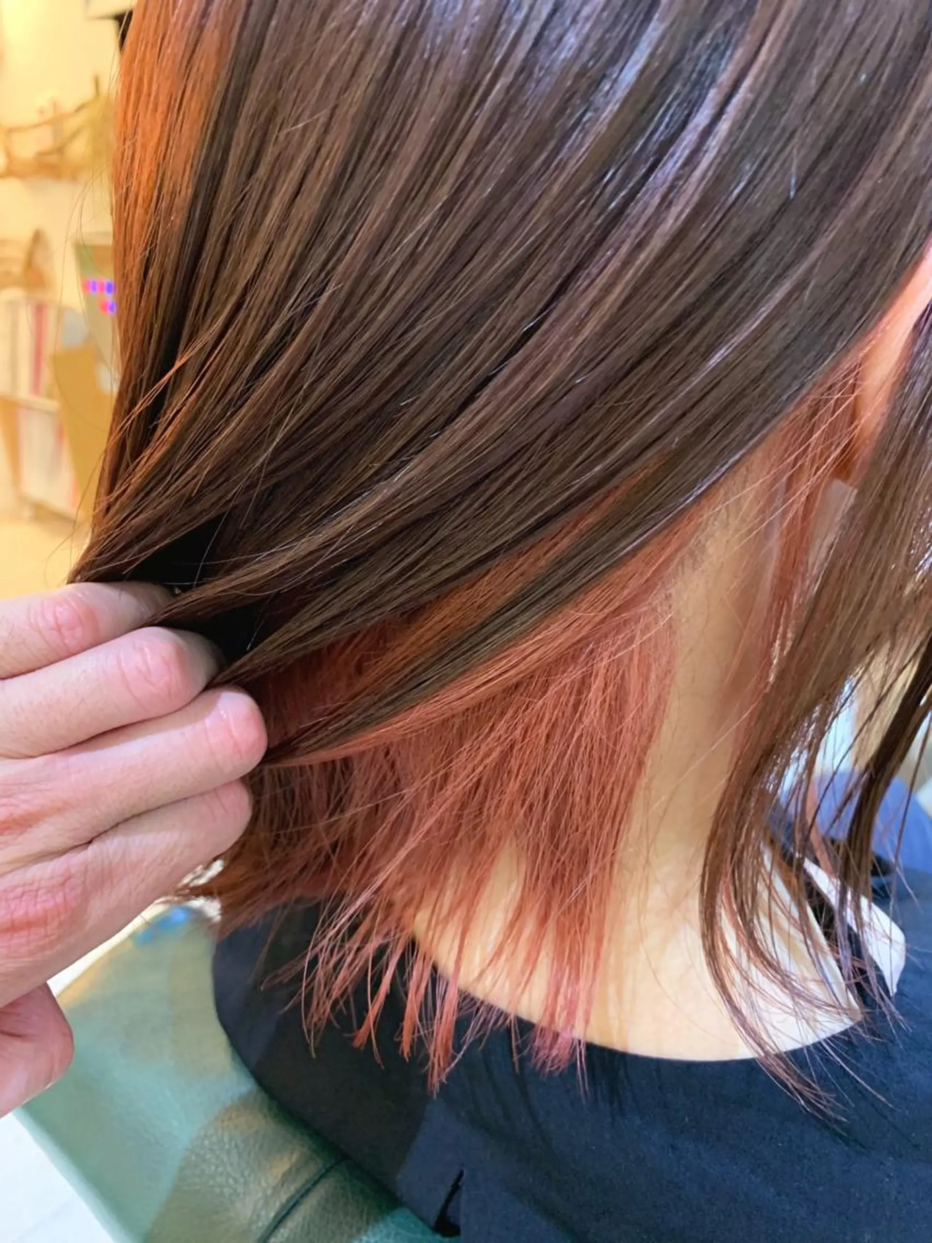 ショート カラー ベージュカラー インナーカラー ピンクカラー ピンクベージュ カット ヘアカラー ACT十条店所属・溝口 恭章のヘアスタイル