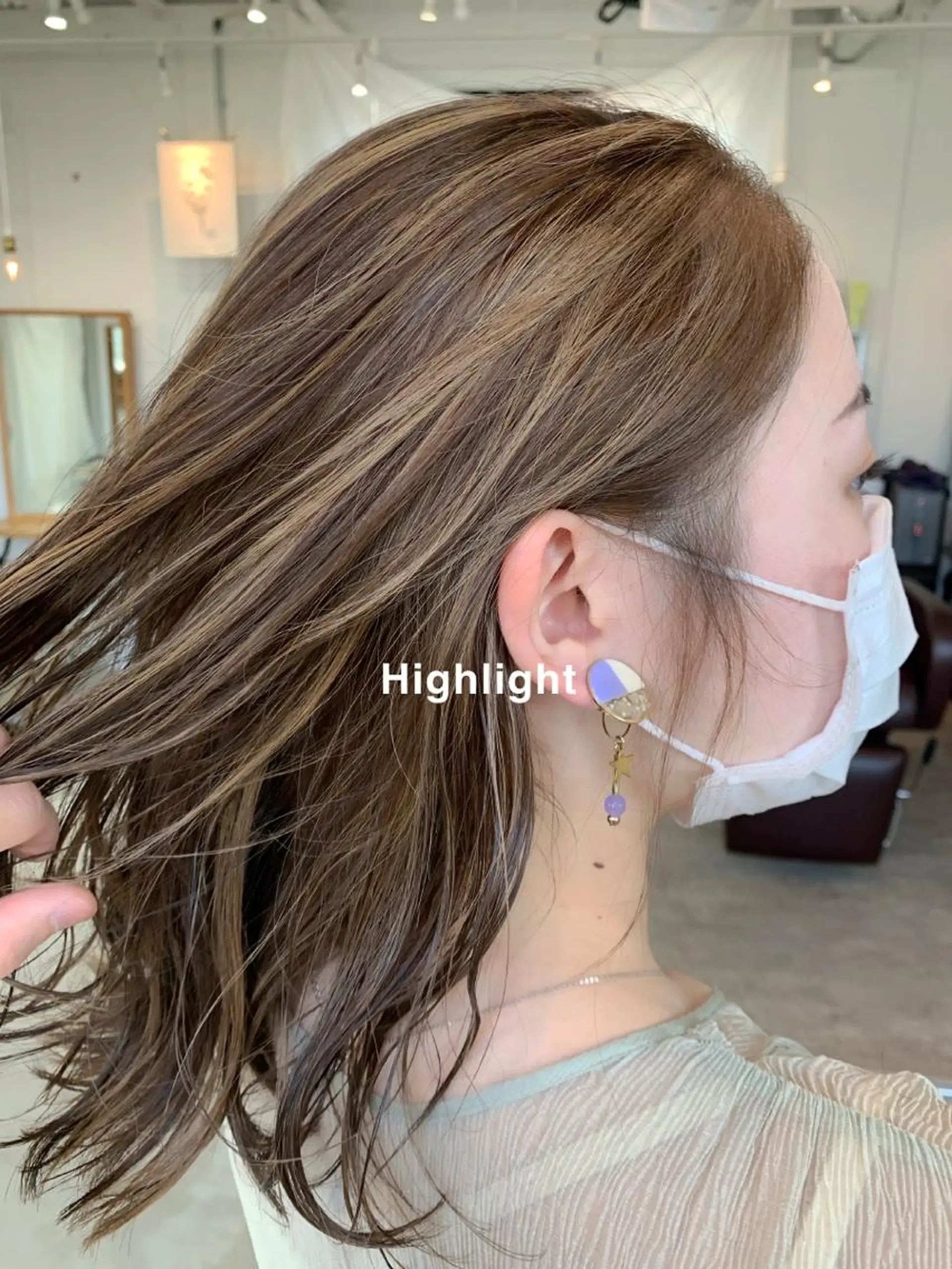 カラー ハイライトカラー ヘアカラー トリートメント loka所属・山本 晶大のヘアスタイル