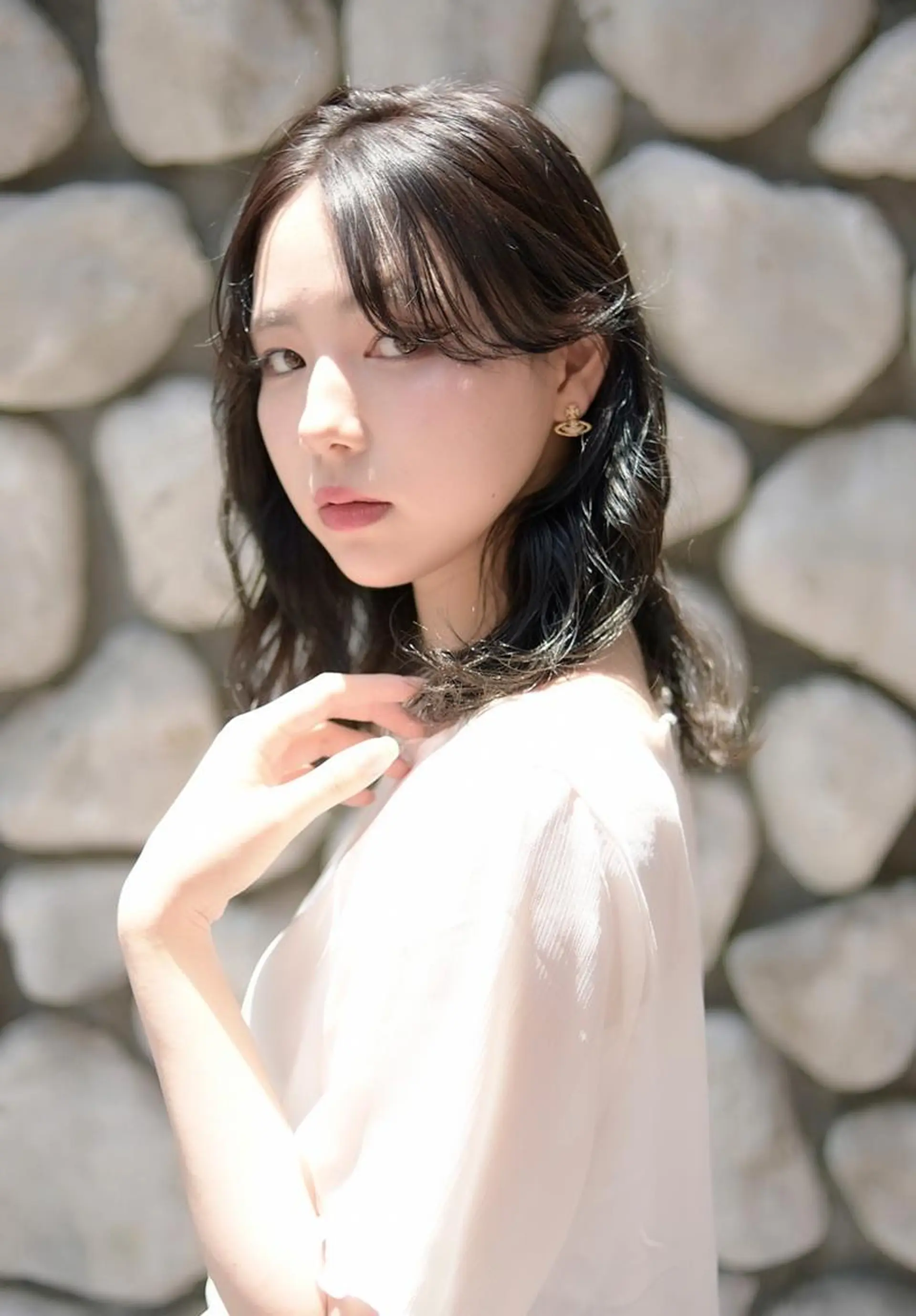 ミディアム カラー カット ヘッドスパ ba-boo 広島のヘアスタイル