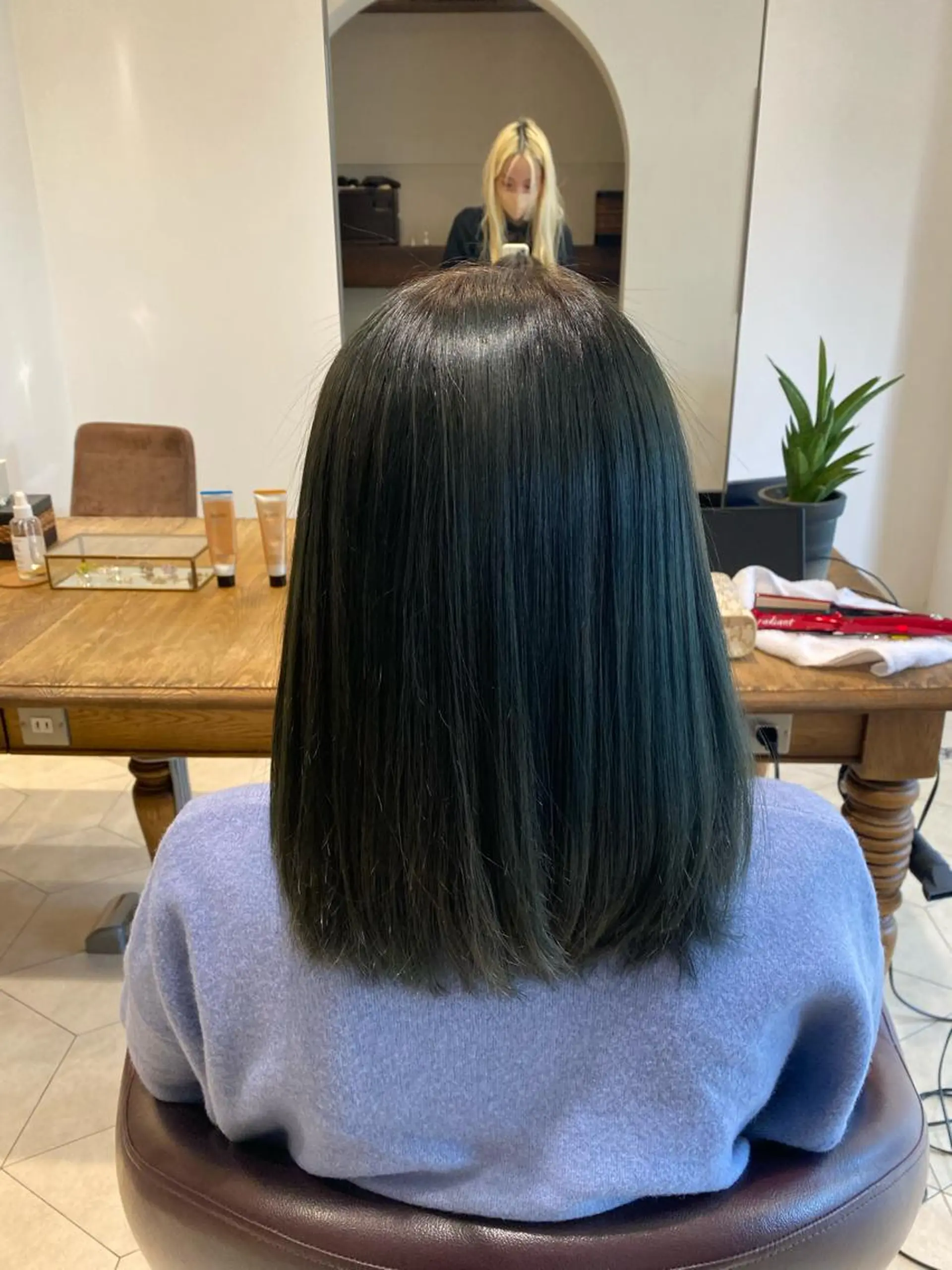 ミディアム トリートメント 大倉 未波のヘアスタイル
