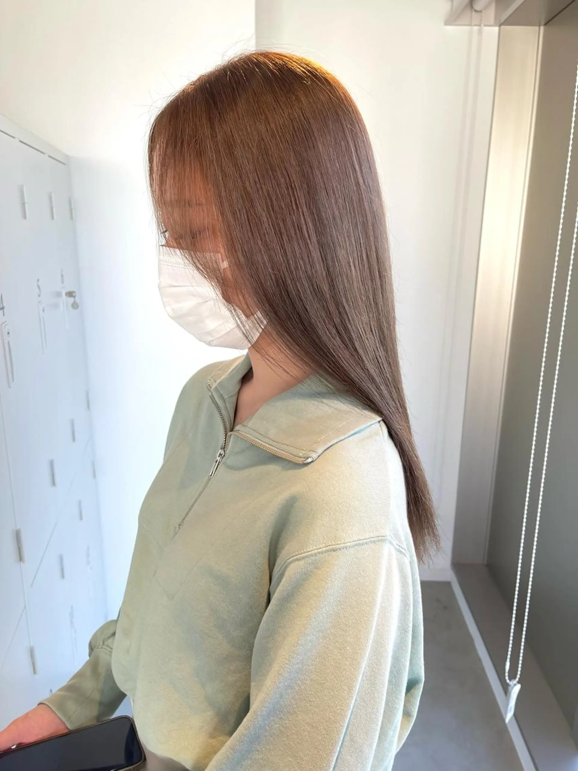 ロング カラー ベージュカラー 店長 MANAMI /ブリーチ/骨格ボブのヘアスタイル