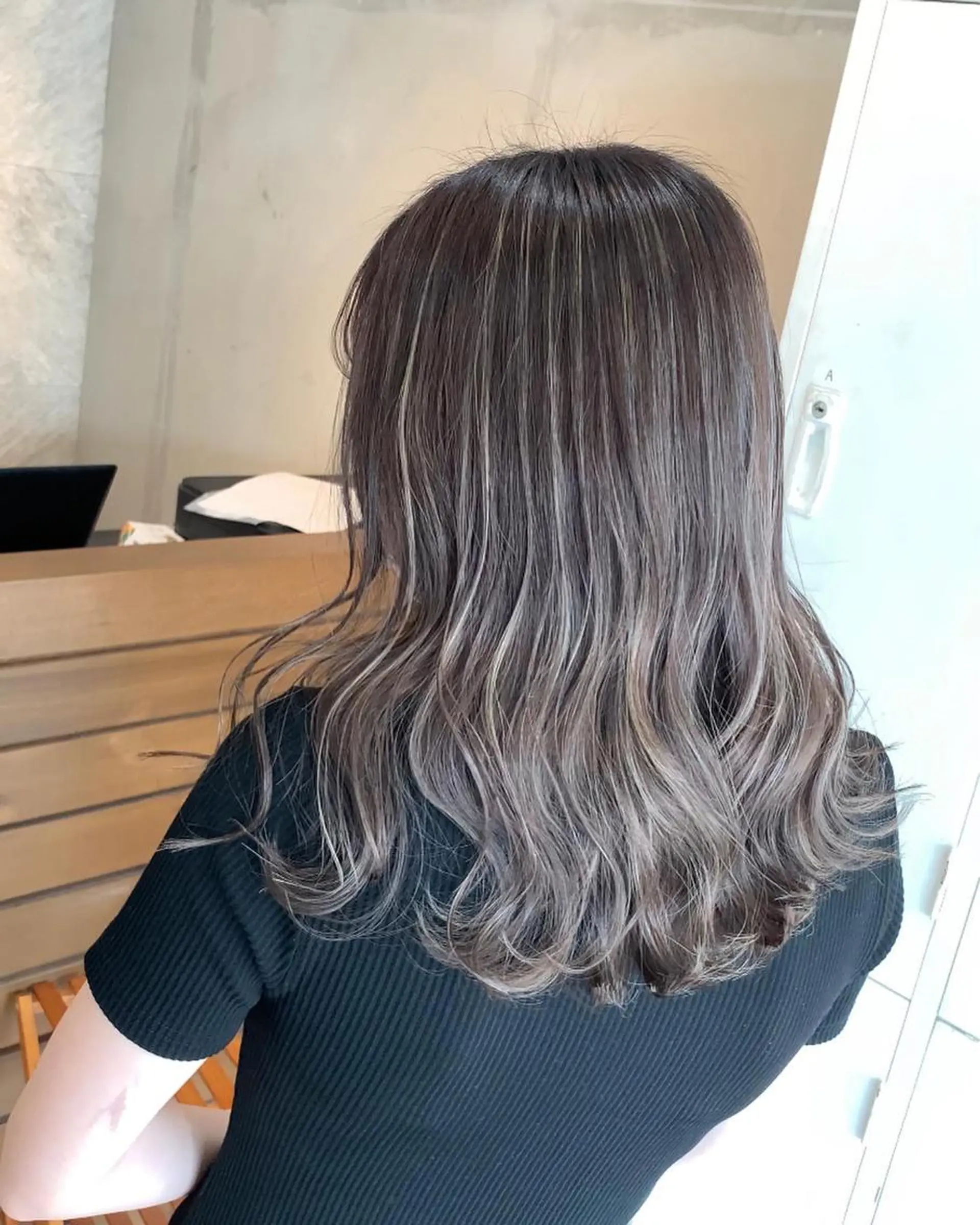 ロング カラー カット ヘアカラー トリートメント lafith hair leco所属・西金 徹のヘアスタイル