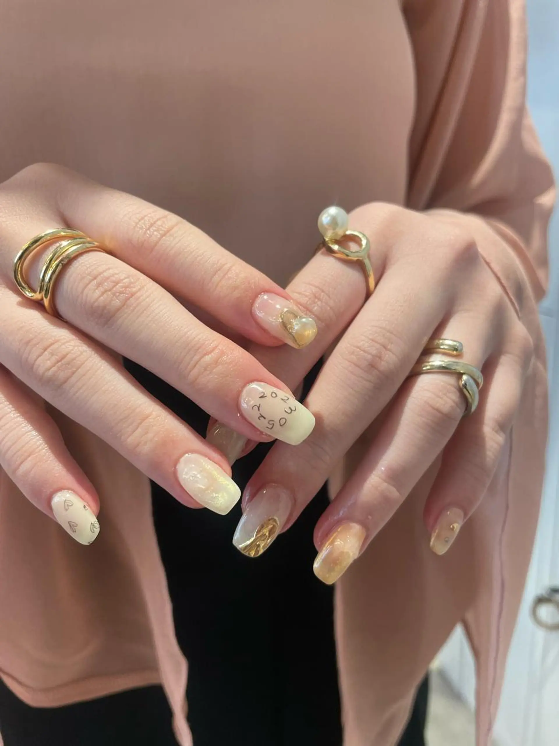 ネイル ハンドネイル 【淡色color/ nail】maikoのネイルデザイン