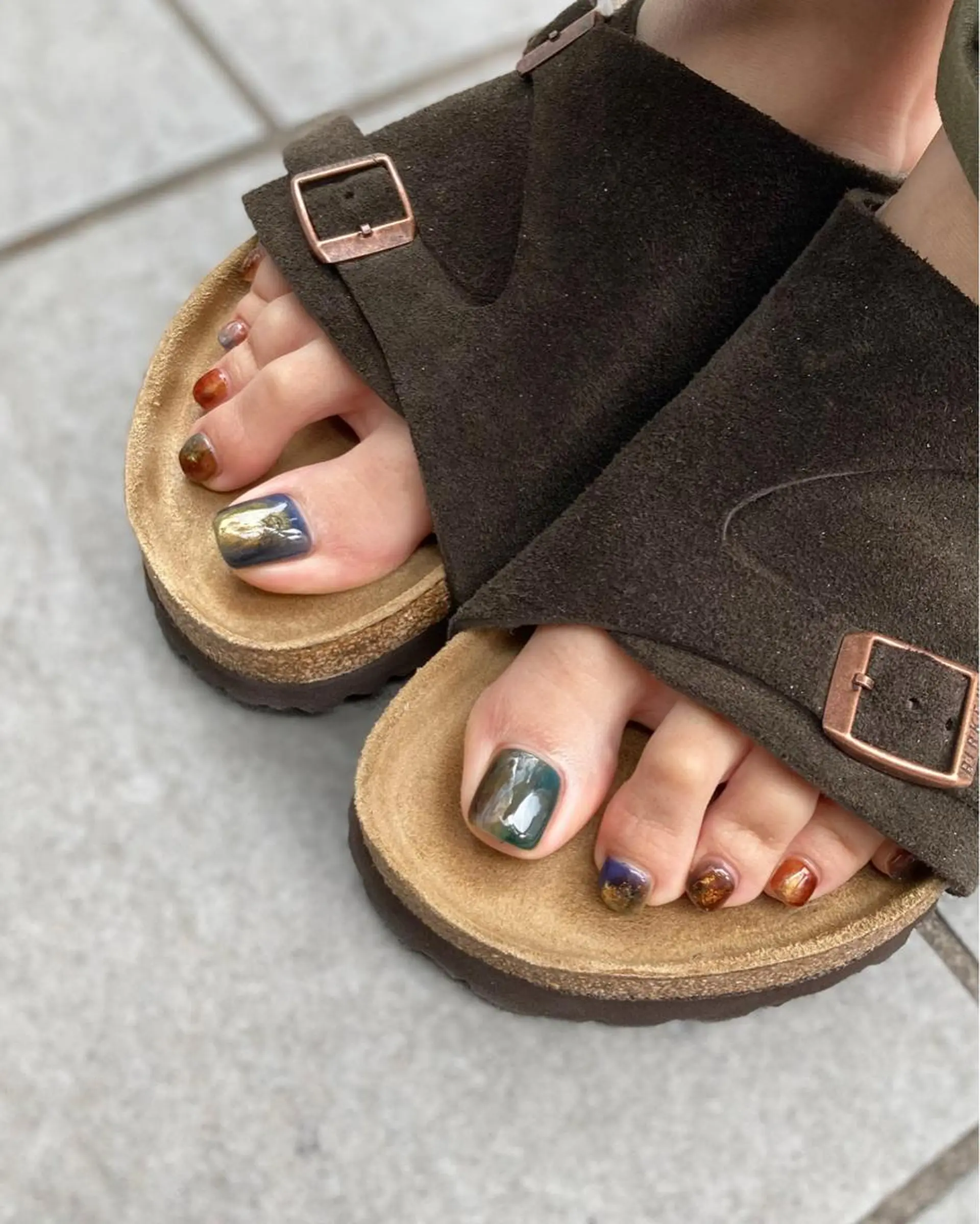 ネイル フットネイル 持ち込み フットネイル nail salon Soeurのネイルデザイン