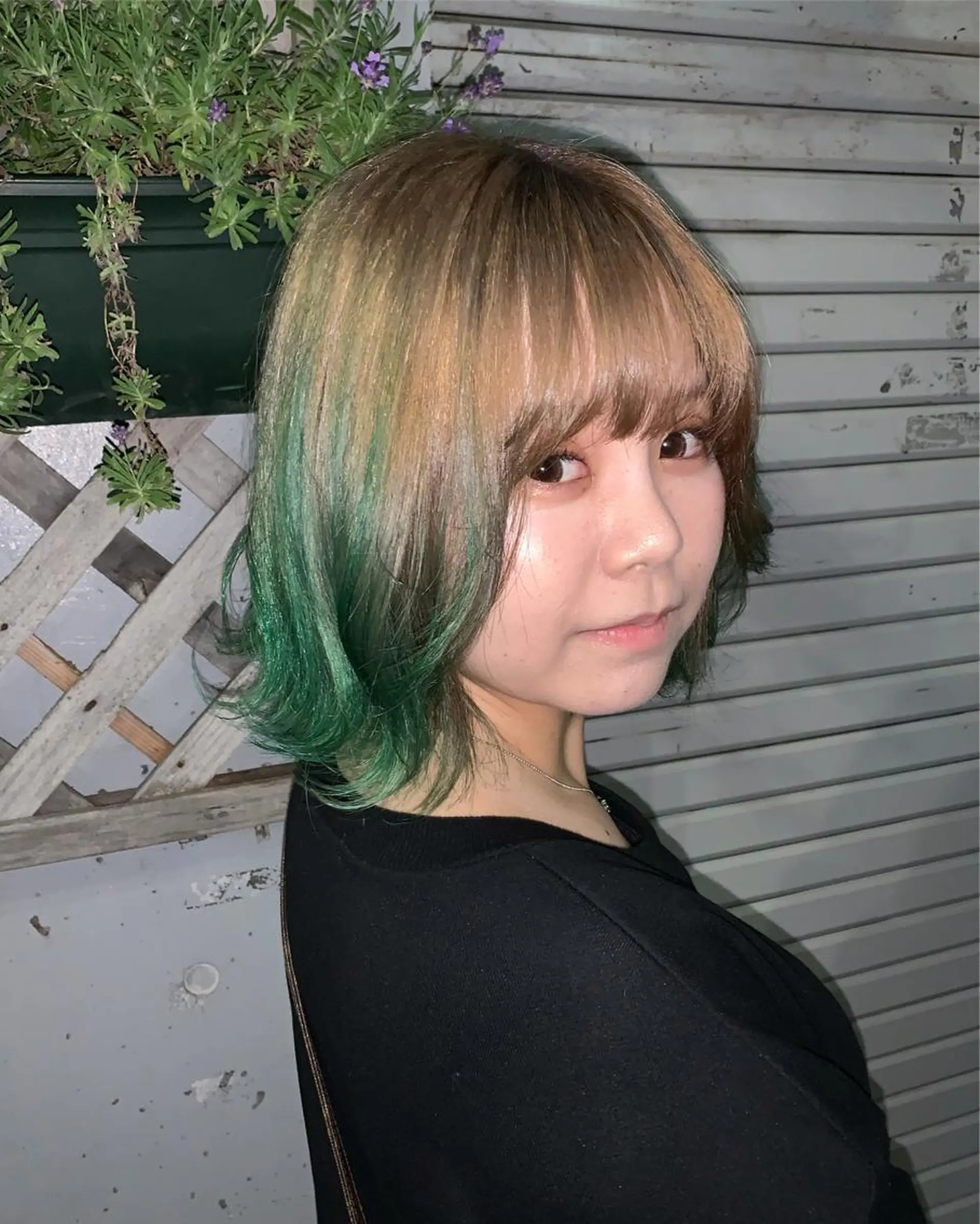 ミディアム カラー ピンクベージュ/新潟 万代/高橋桃葉🍑のヘアスタイル