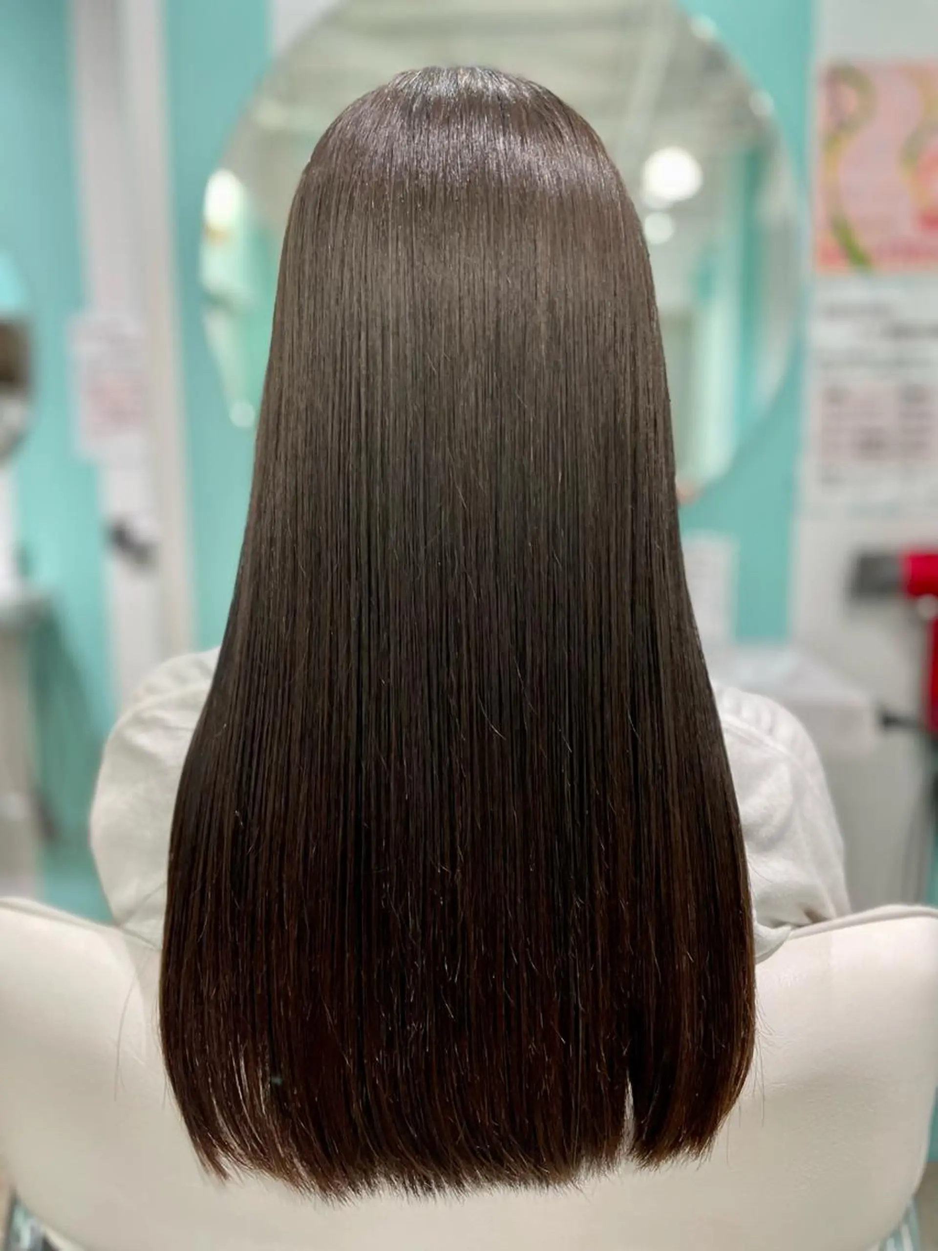 ロング 縮毛矯正 縮毛矯正 Matina hair所属・原 千景のヘアスタイル