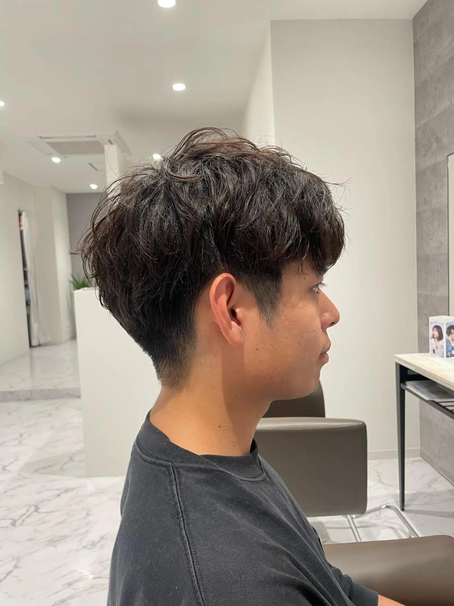 メンズ カット パーマ 坂本 理輝のヘアスタイル