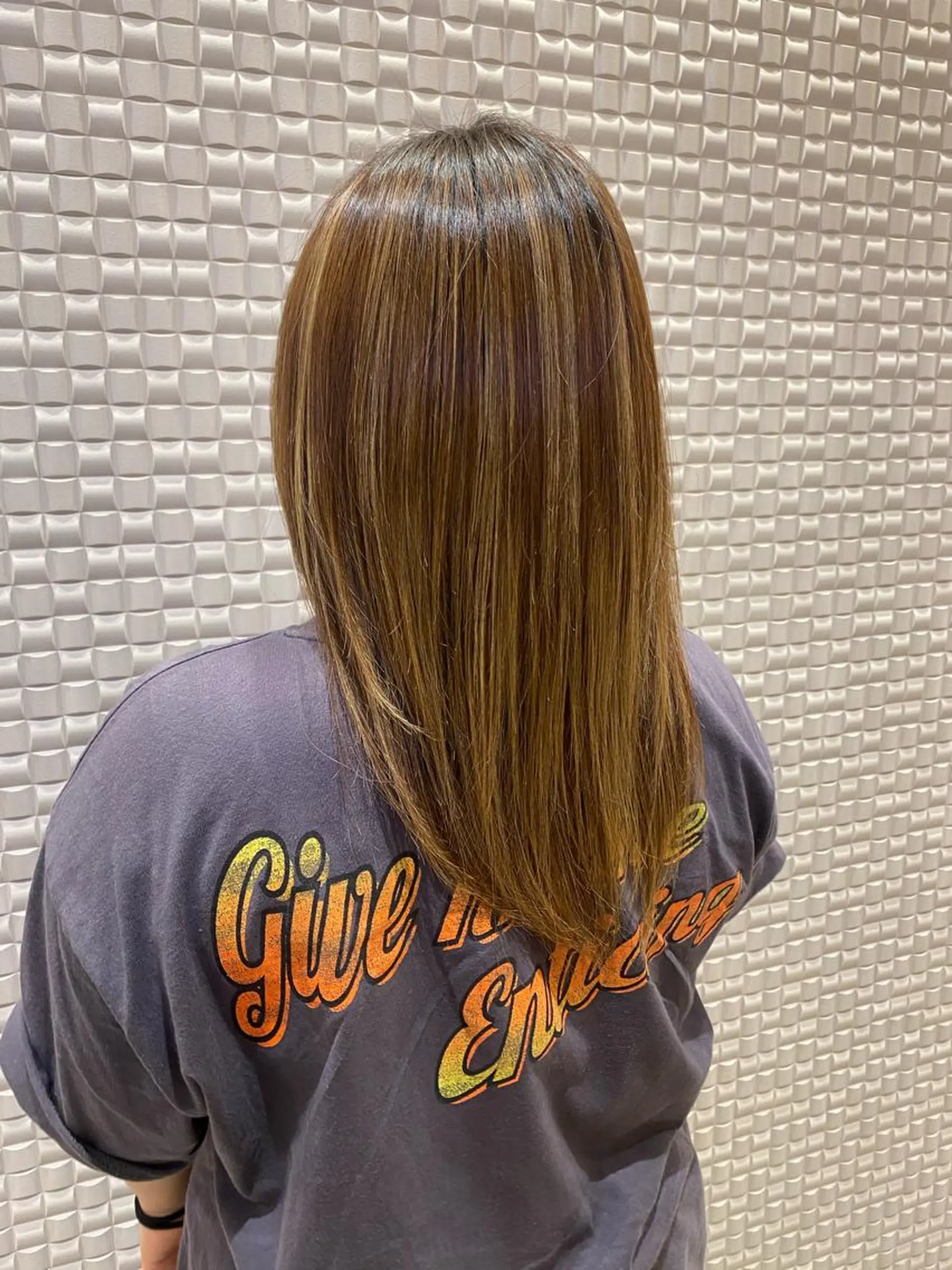 ミディアム トリートメント 酸熱トリートメント 新宿スペインカール ヨモギダのヘアスタイル