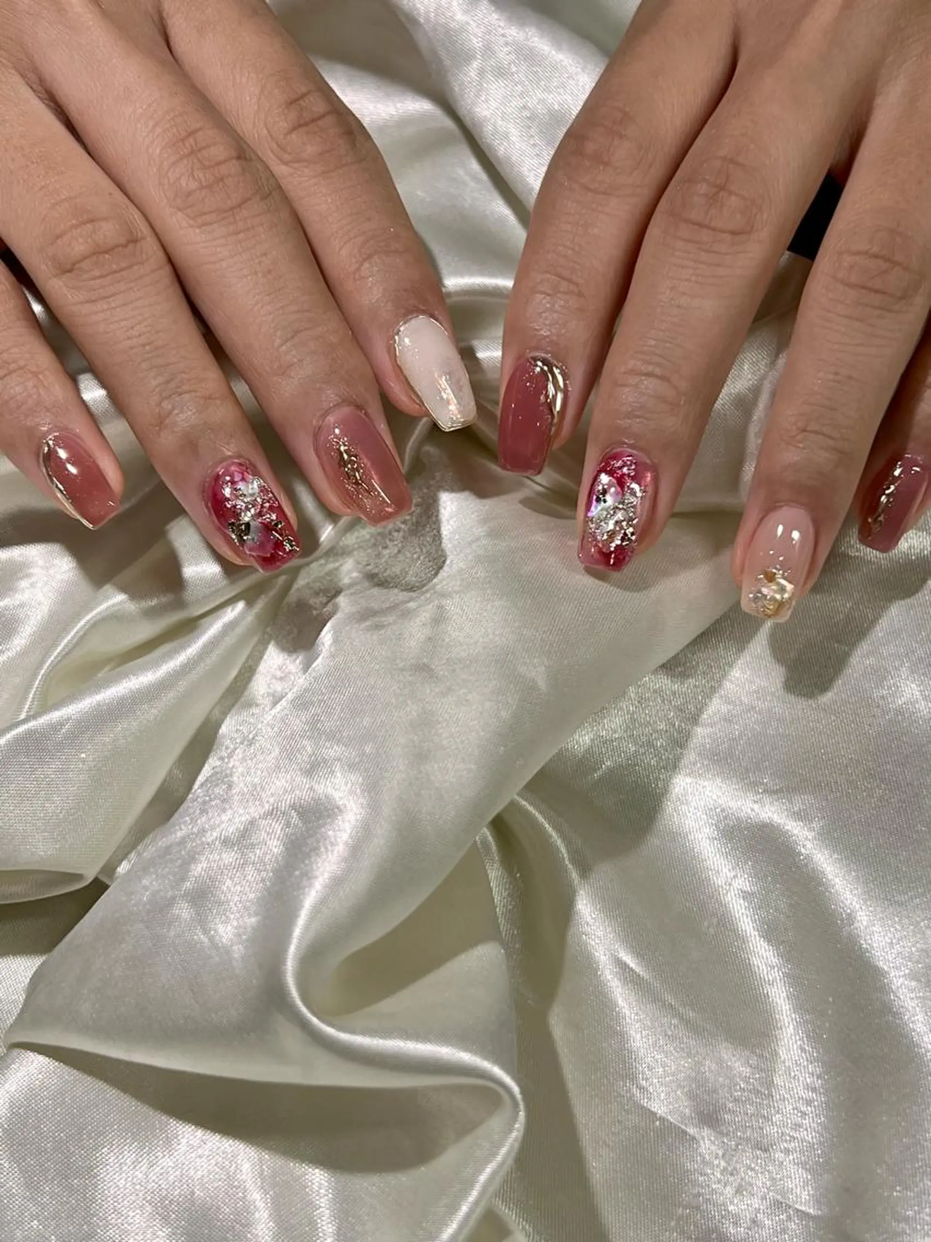 ネイル 持ち込み ニュアンスネイル ハンドネイル ハンドケア Charme. NOBUKOのネイルデザイン