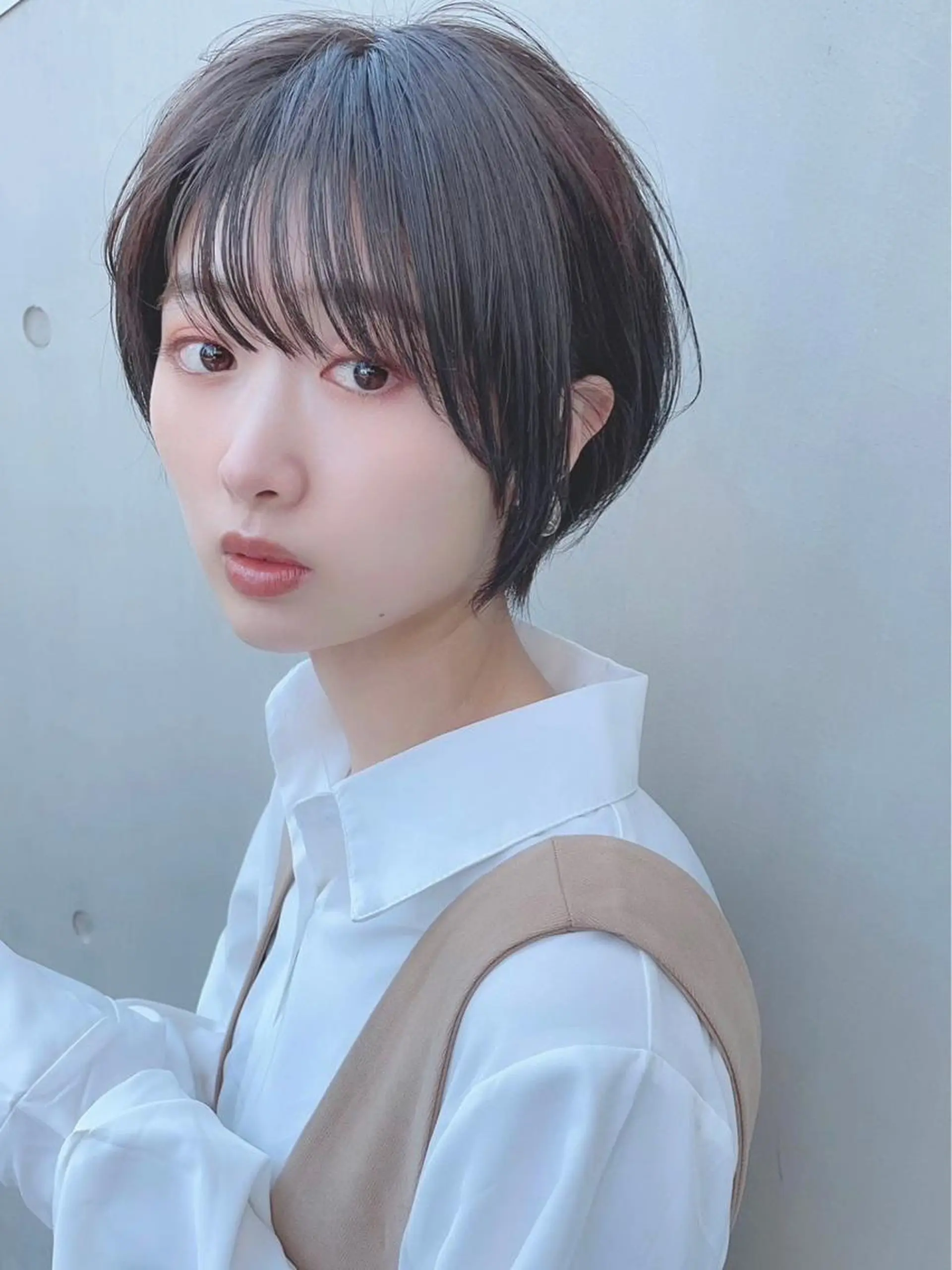 ミディアム カラー パーマ ヘアアレンジ 【公式】amble luxe池袋東口💛のヘアスタイル