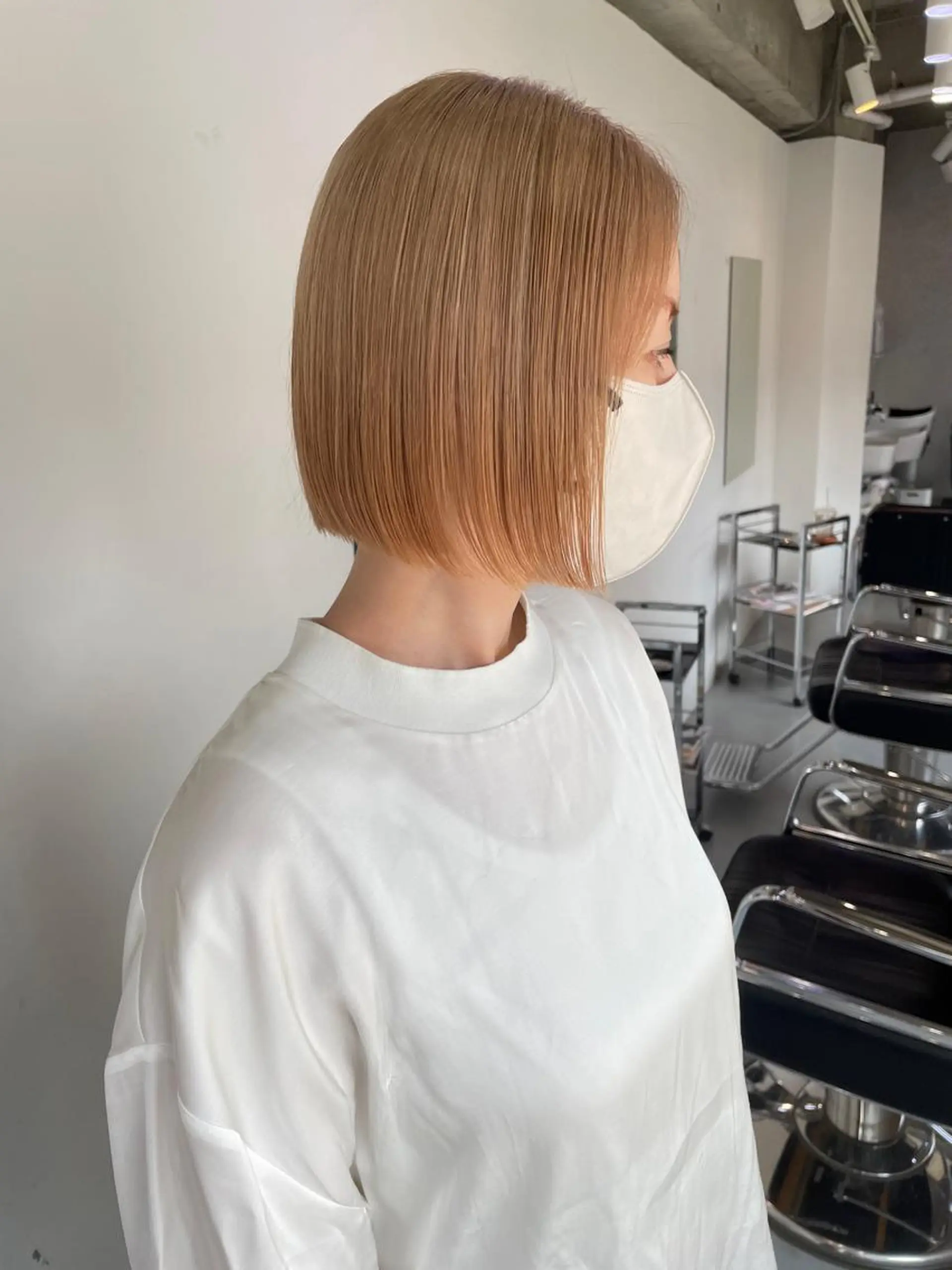 ショート カラー silo所属・silo MOKA 顔周りカット🦦のヘアスタイル