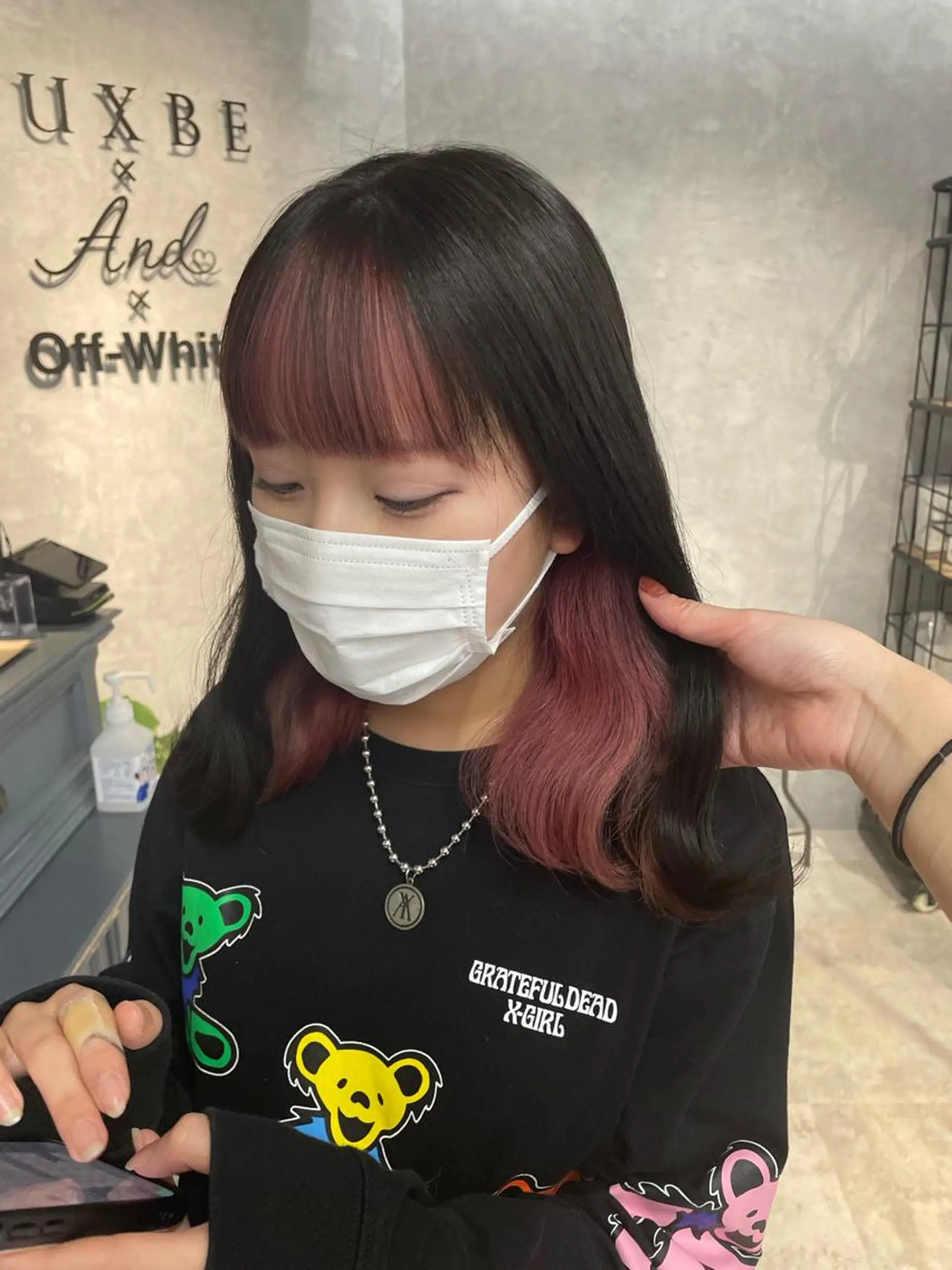 セミロング Cielro【 シェイロ 】所属・Cielro/ダブル カラー/西田咲希のヘアスタイル