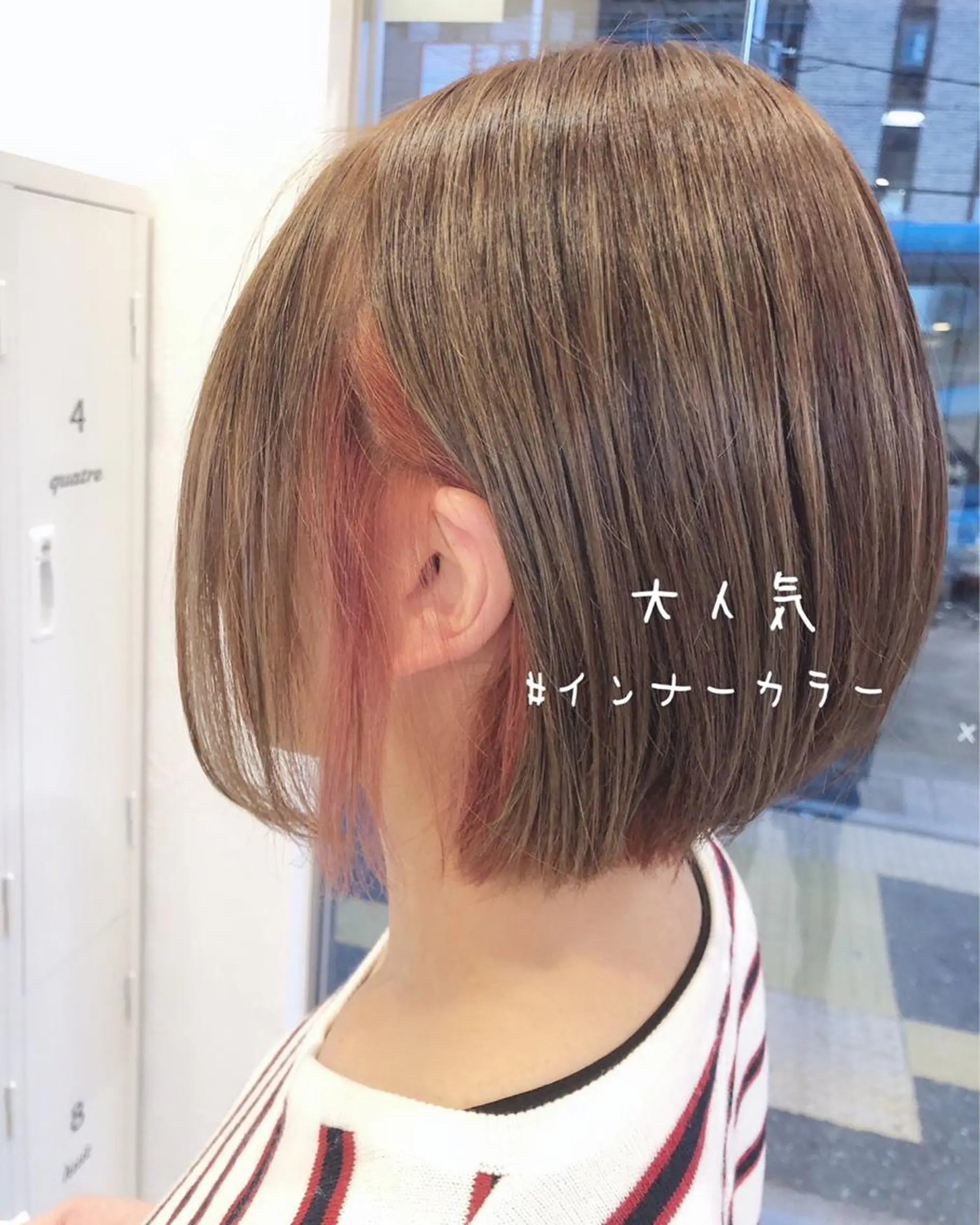 ショート カラー desirbeaux 佐藤愛のヘアスタイル