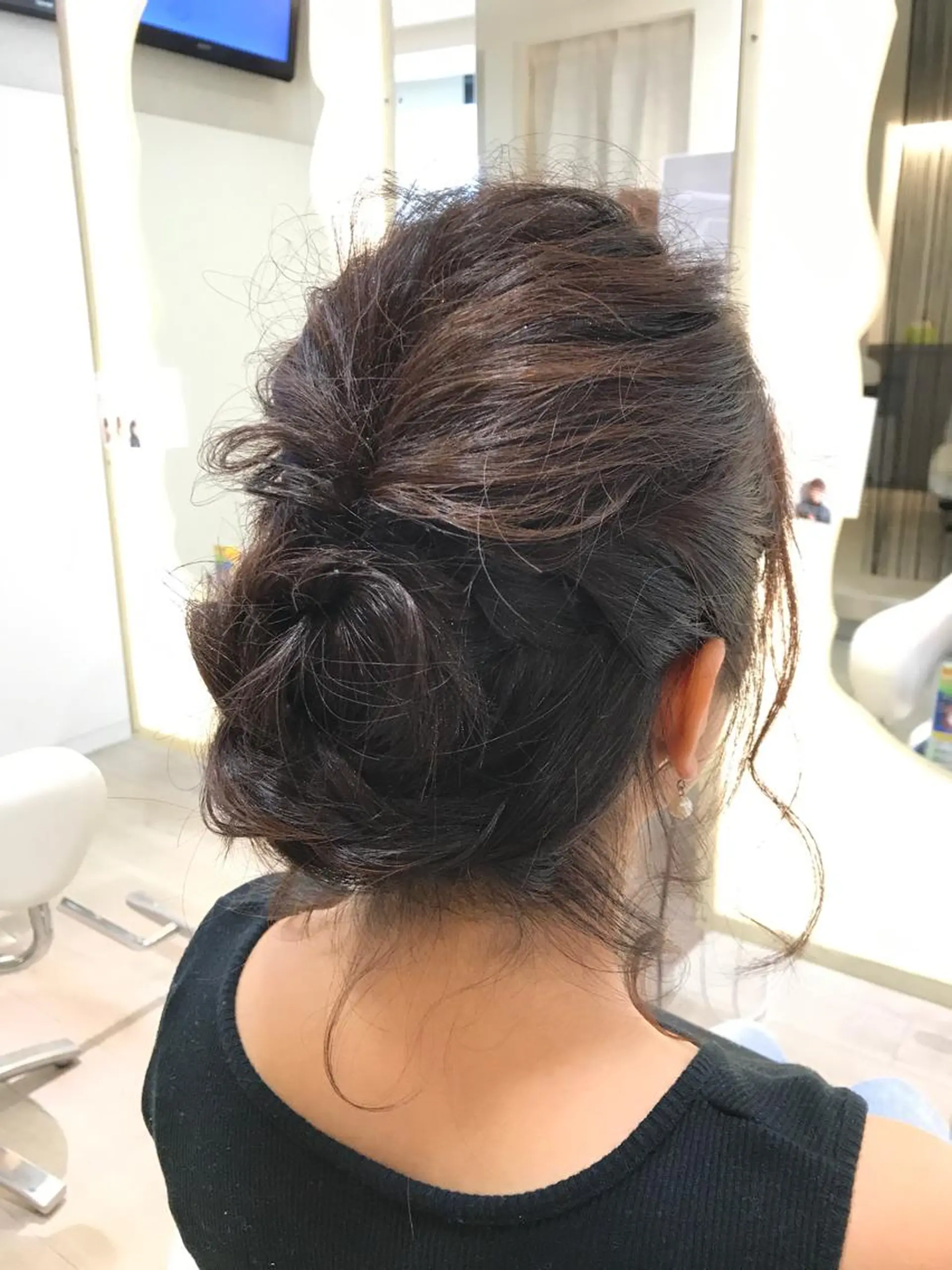 ショート ヘアアレンジ 簡単アレンジ chiyo yasuのヘアスタイル