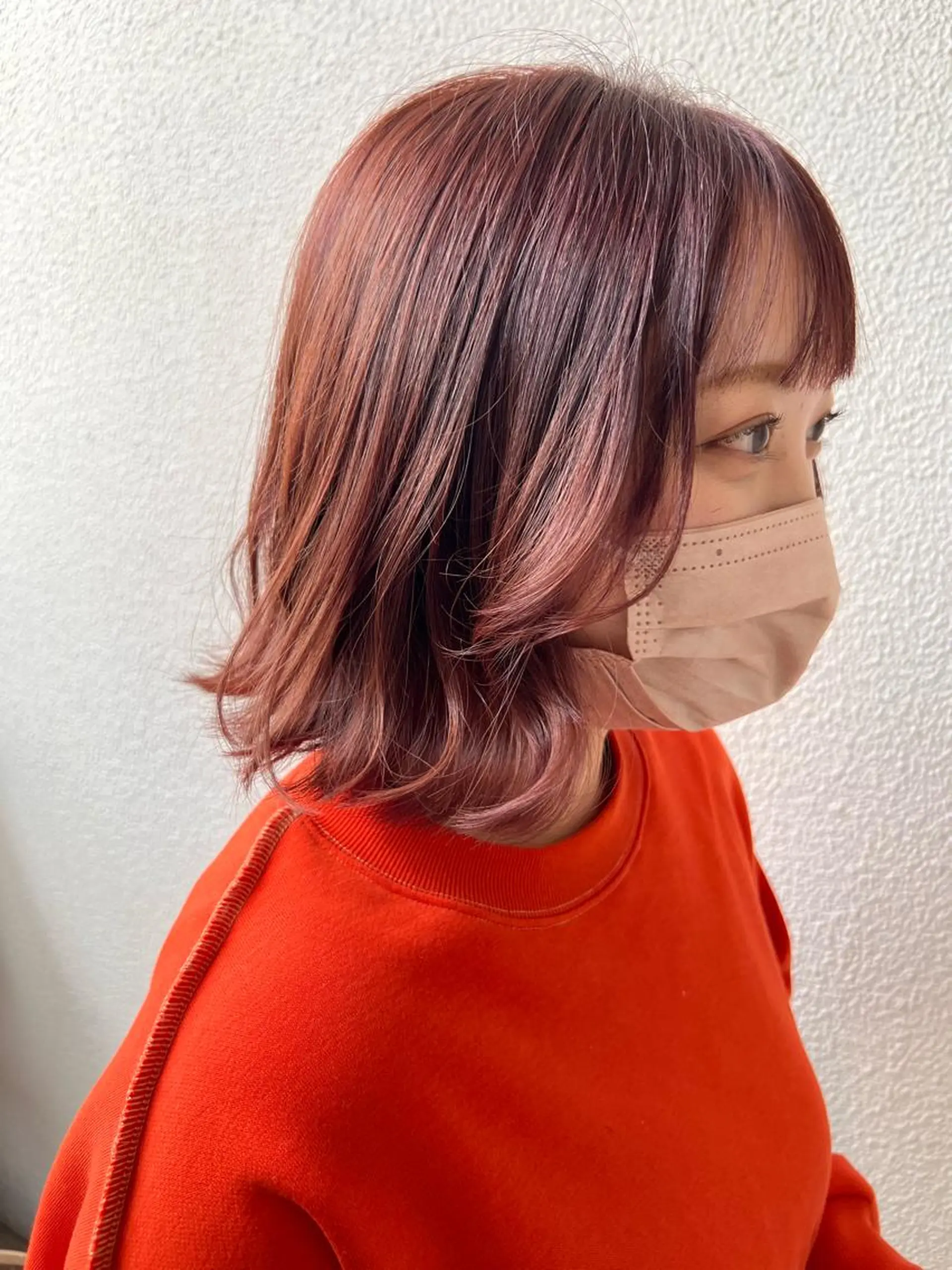 ミディアム カラー カット 柳澤 和也のヘアスタイル
