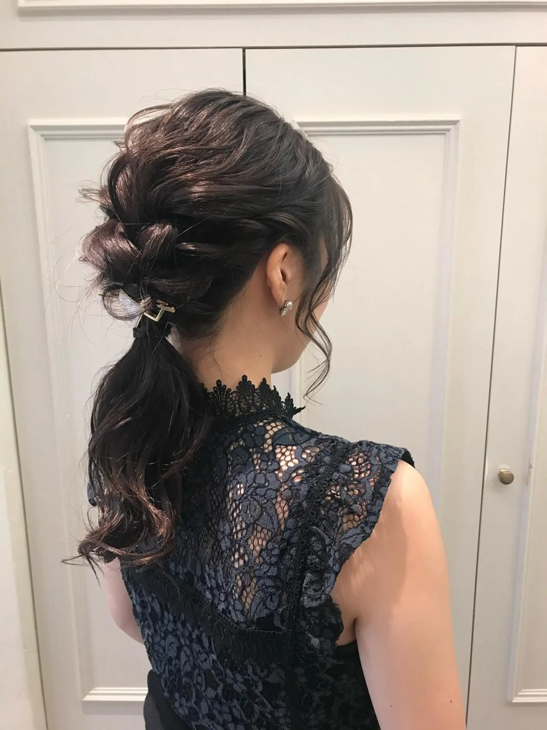 ヘアアレンジ 結婚式・ブライダル ボブ 大久保 愛のヘアスタイル