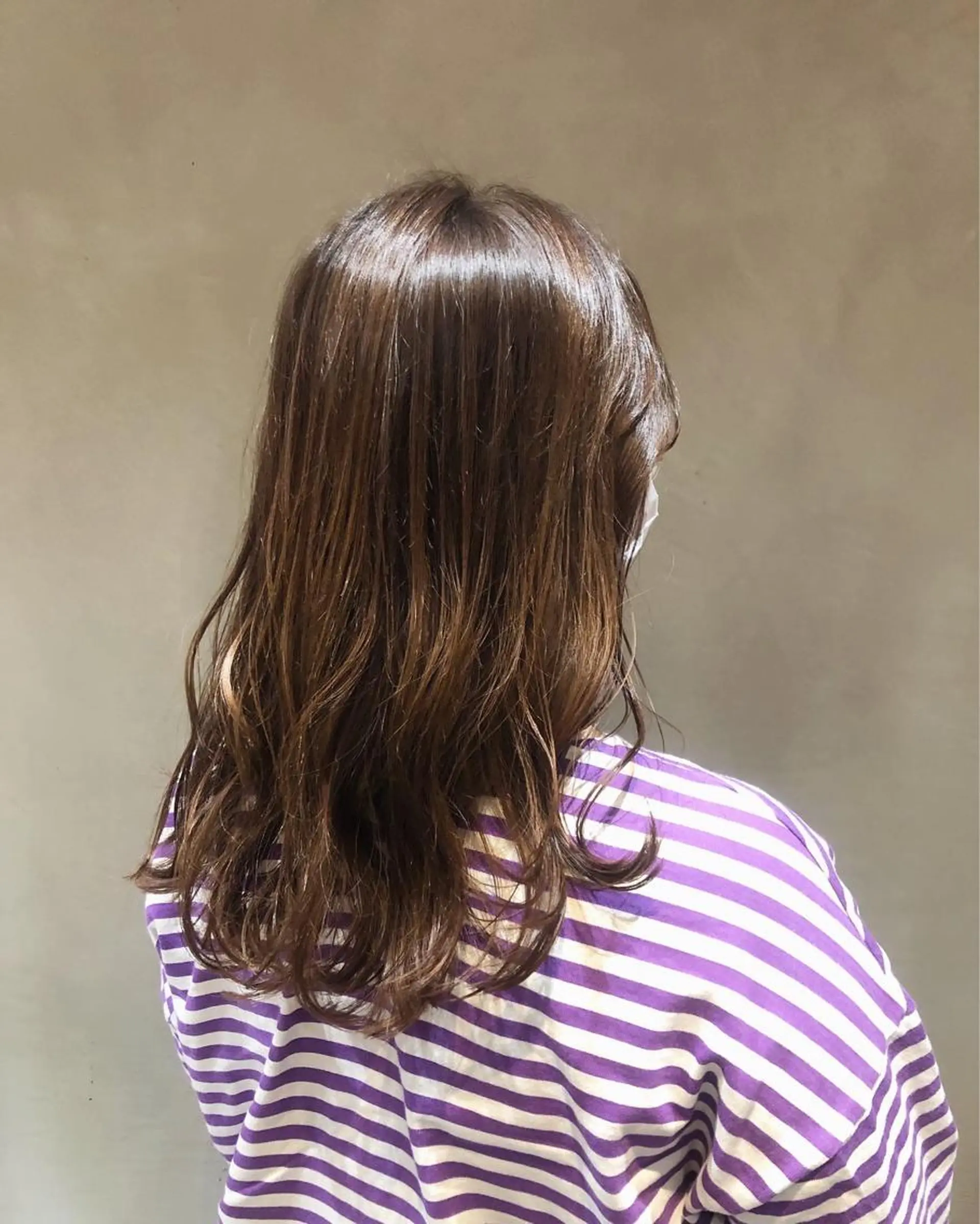 ロング カラー ヘアアレンジ ベージュカラー 透明感カラー 小顔カット カット ヘアカラー トリートメント 酸性縮毛矯正🧴韓国 レイヤー/髪質改善のヘアスタイル