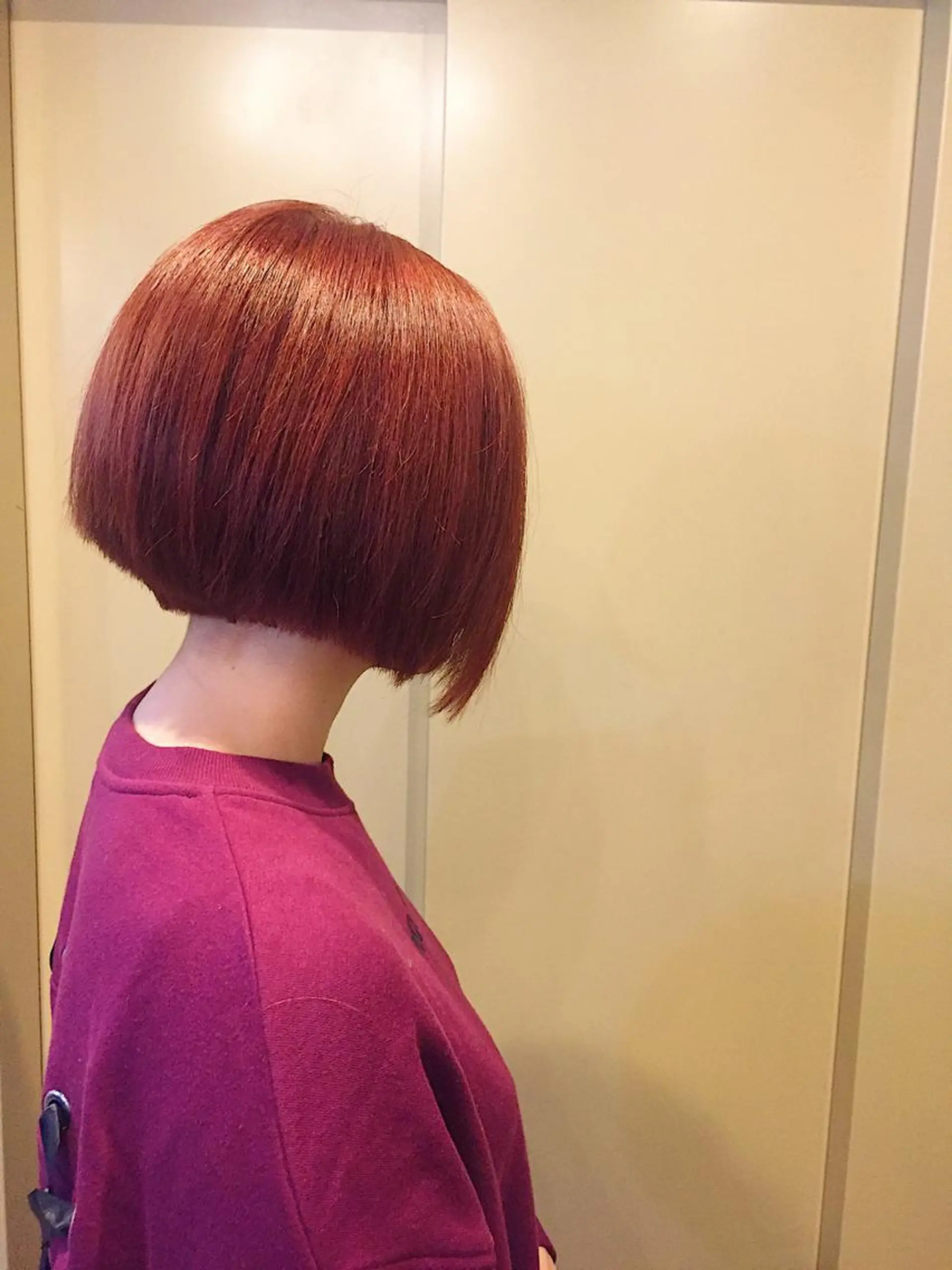 ショート カラー ブリーチ ブリーチなしカラー ピンクカラー カラー特化サロン大阪 ルービック江坂/新城のヘアスタイル