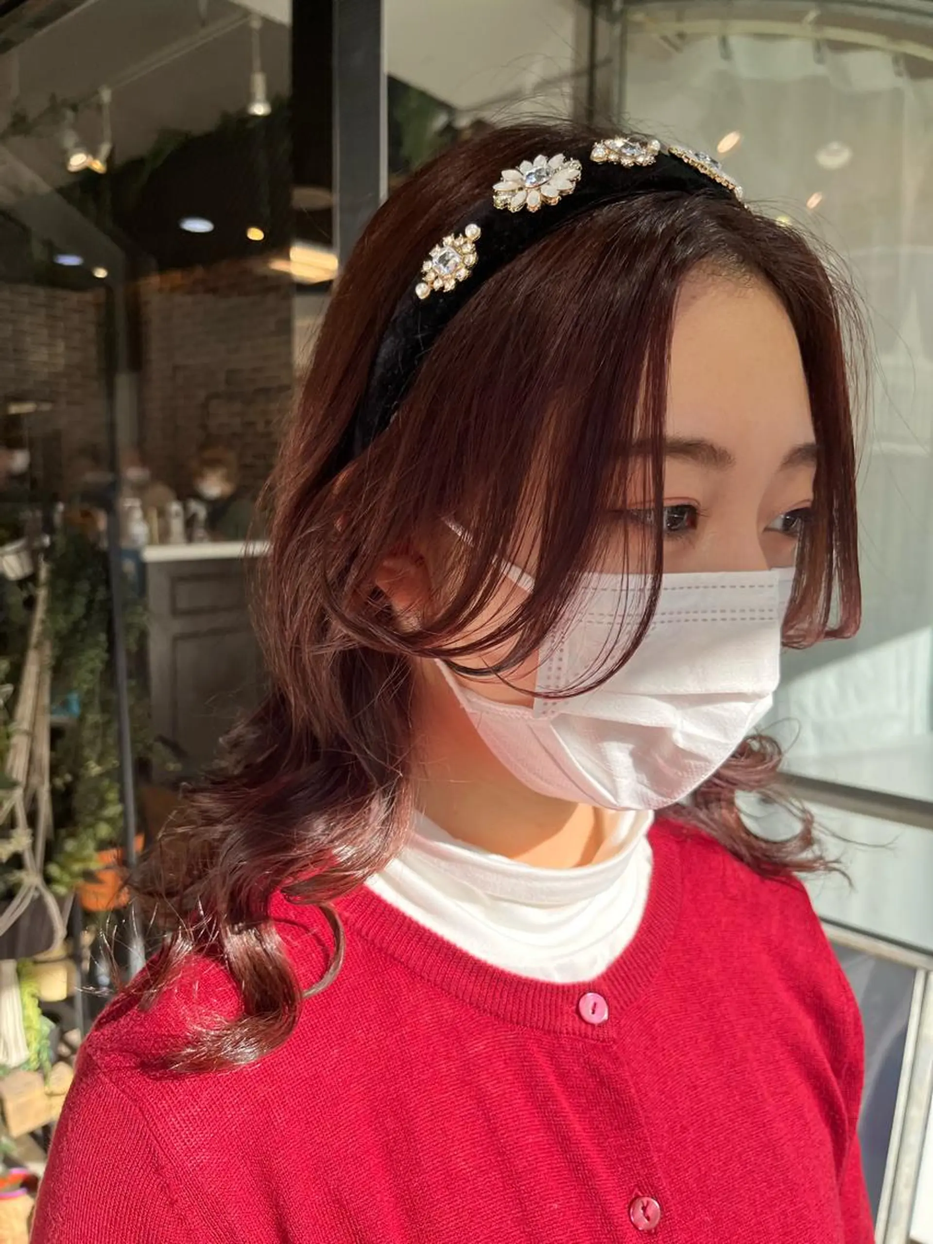 ヘアアレンジ ヘアセット 💖デザインカラー/ タダ ハナカ💖のヘアスタイル