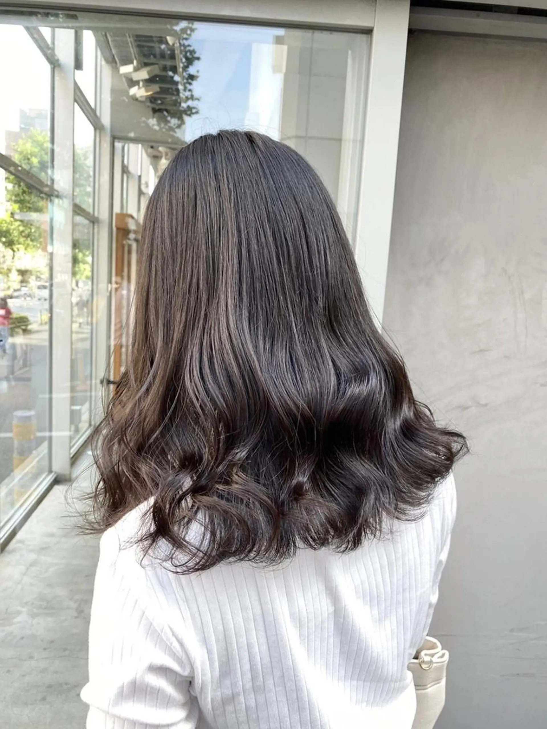 カラー カット トリートメント ワインレッド🍒ラベ ンダーKiyokaのヘアスタイル