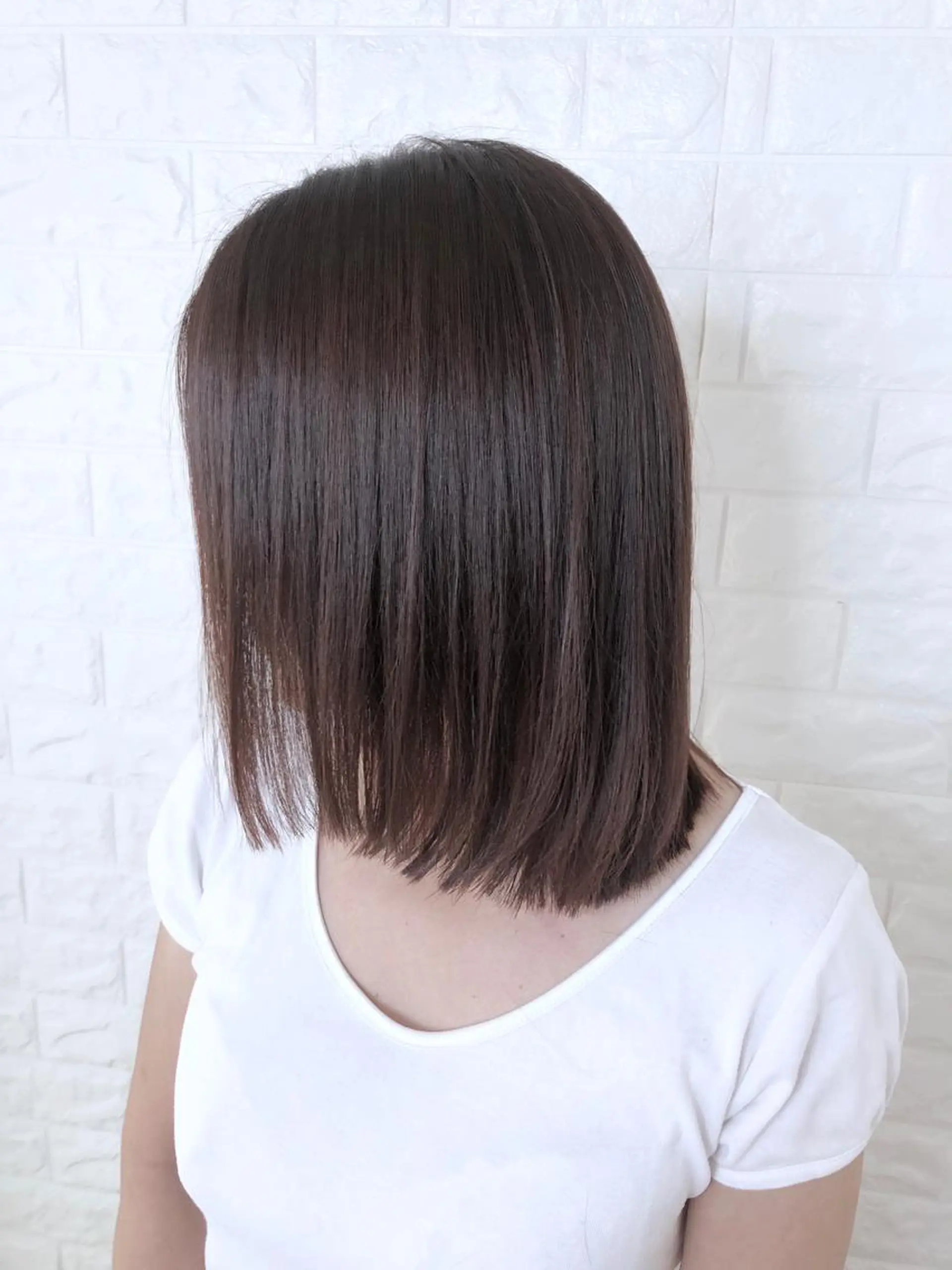 ミディアム 縮毛矯正/髪質改善 主税巧一のヘアスタイル