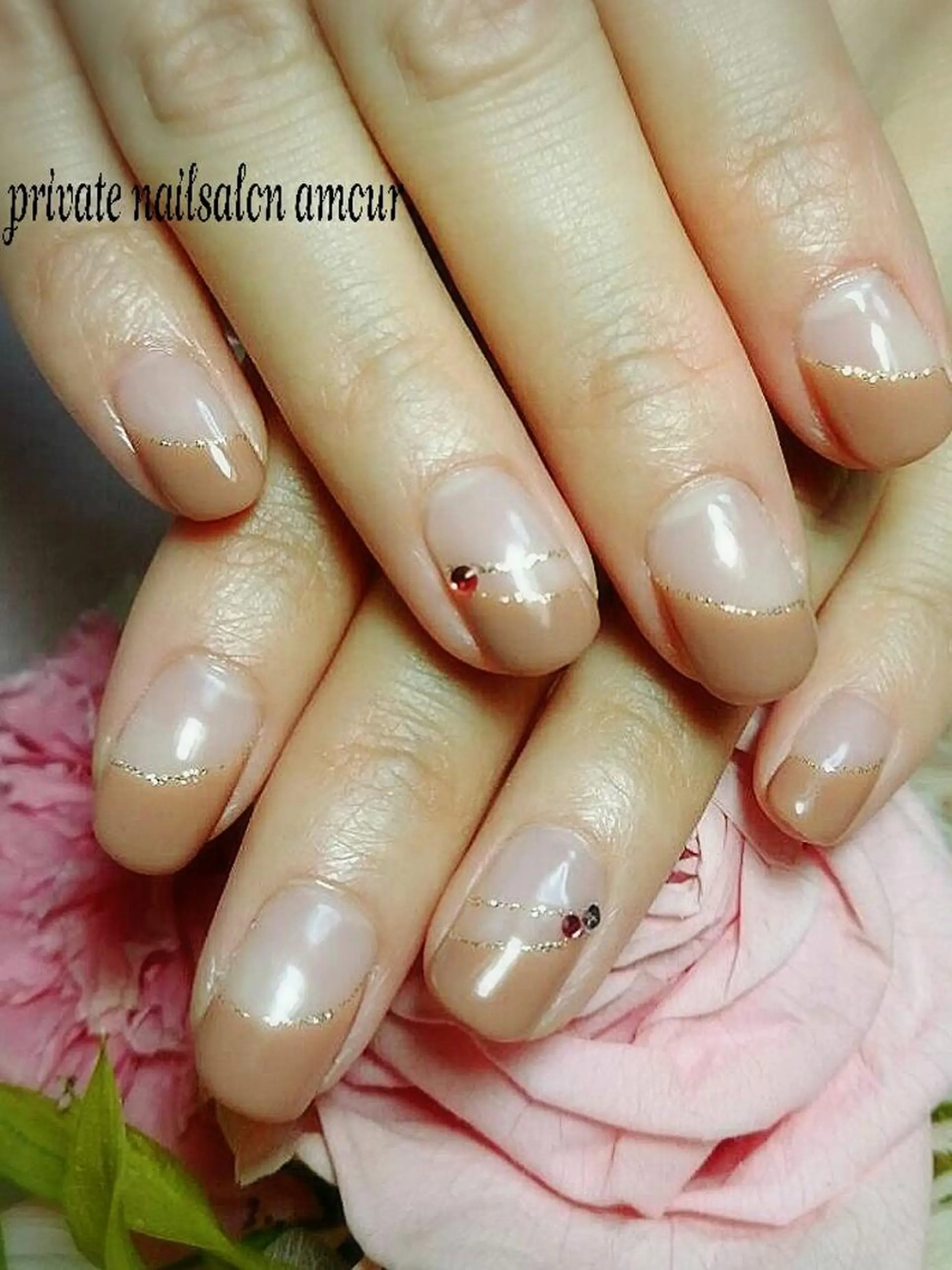 ネイル シンプルネイル nailsalon ♡amour♡のネイルデザイン