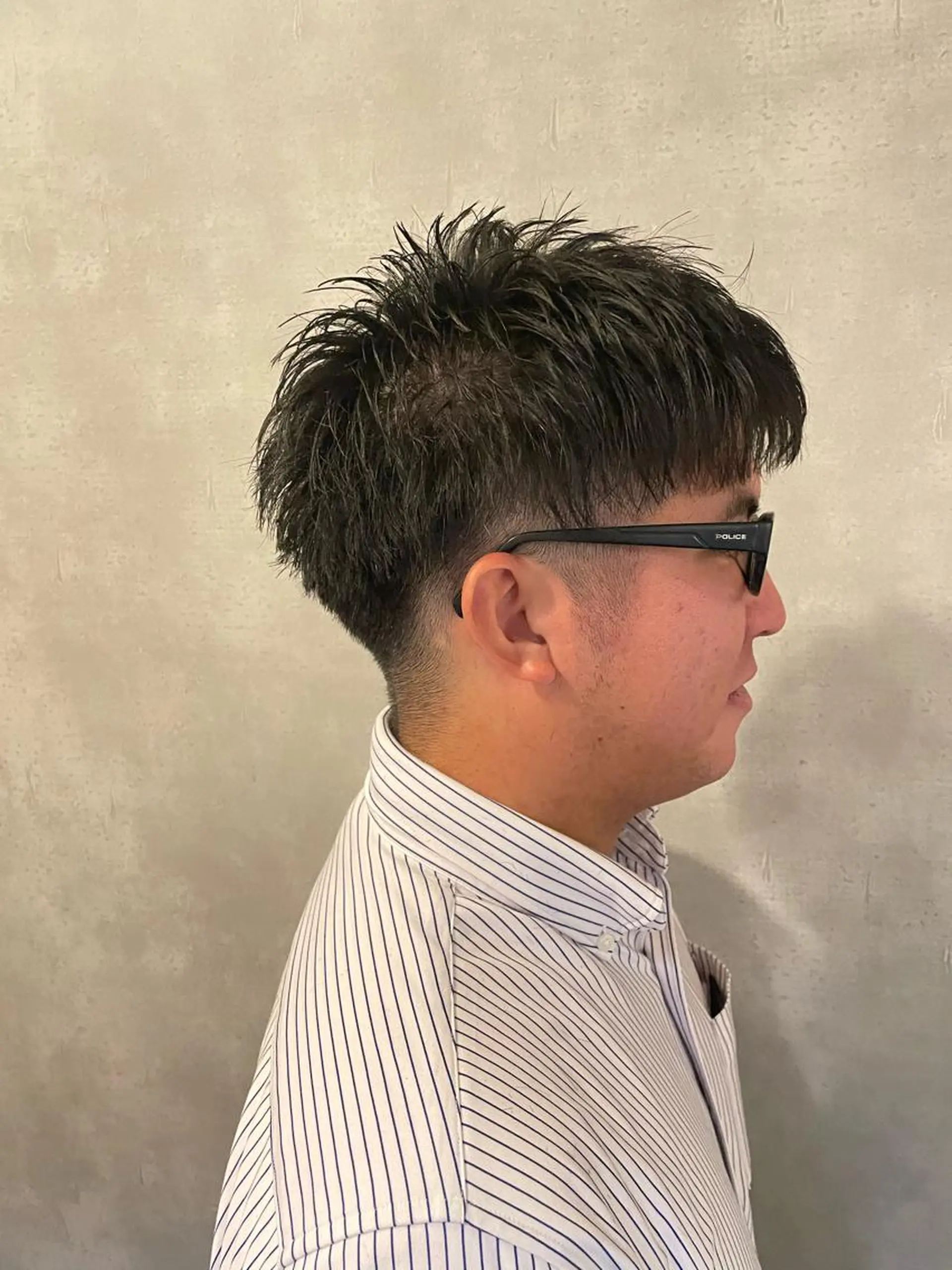 メンズ センターパート マッシュ メンズパーマ メンズツイストパーマ ツーブロック カット ヘアセット フリーランスシェアサロンルレイル所属・心斎橋/メンズ /ルレイル/地形真希のヘアスタイル