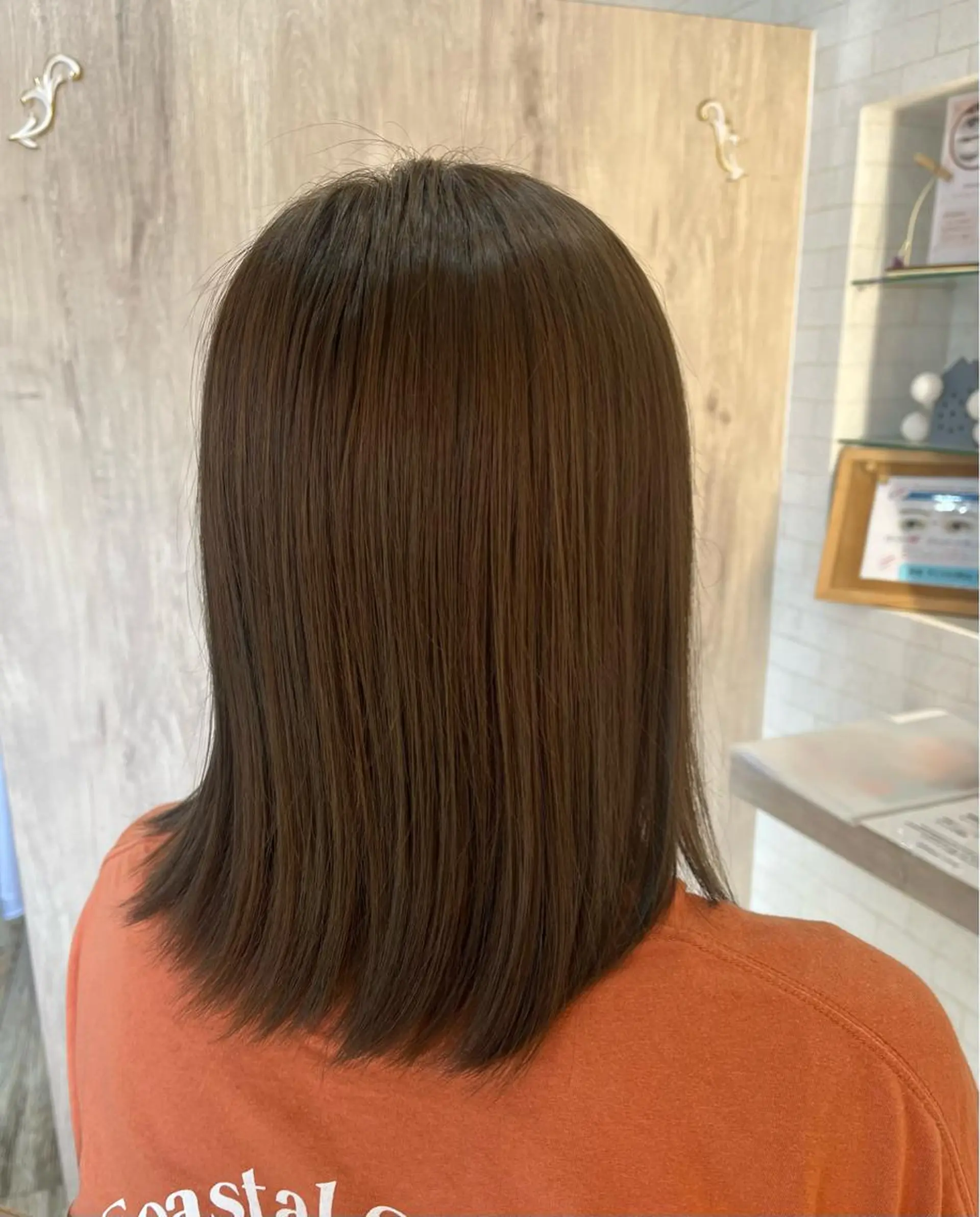 ミディアム カラー gabi hair LOOB所属・hina ✂︎のヘアスタイル