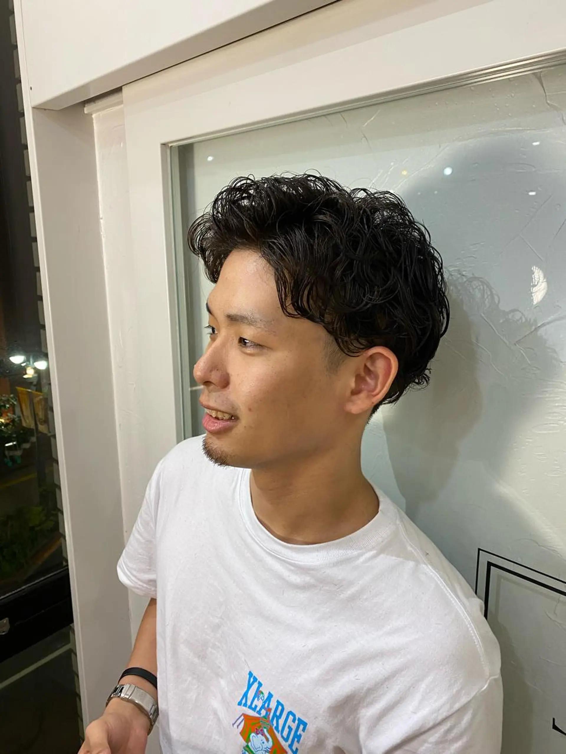 メンズ メンズパーマ 原宿/ショート/ カット/服部タカノリのヘアスタイル