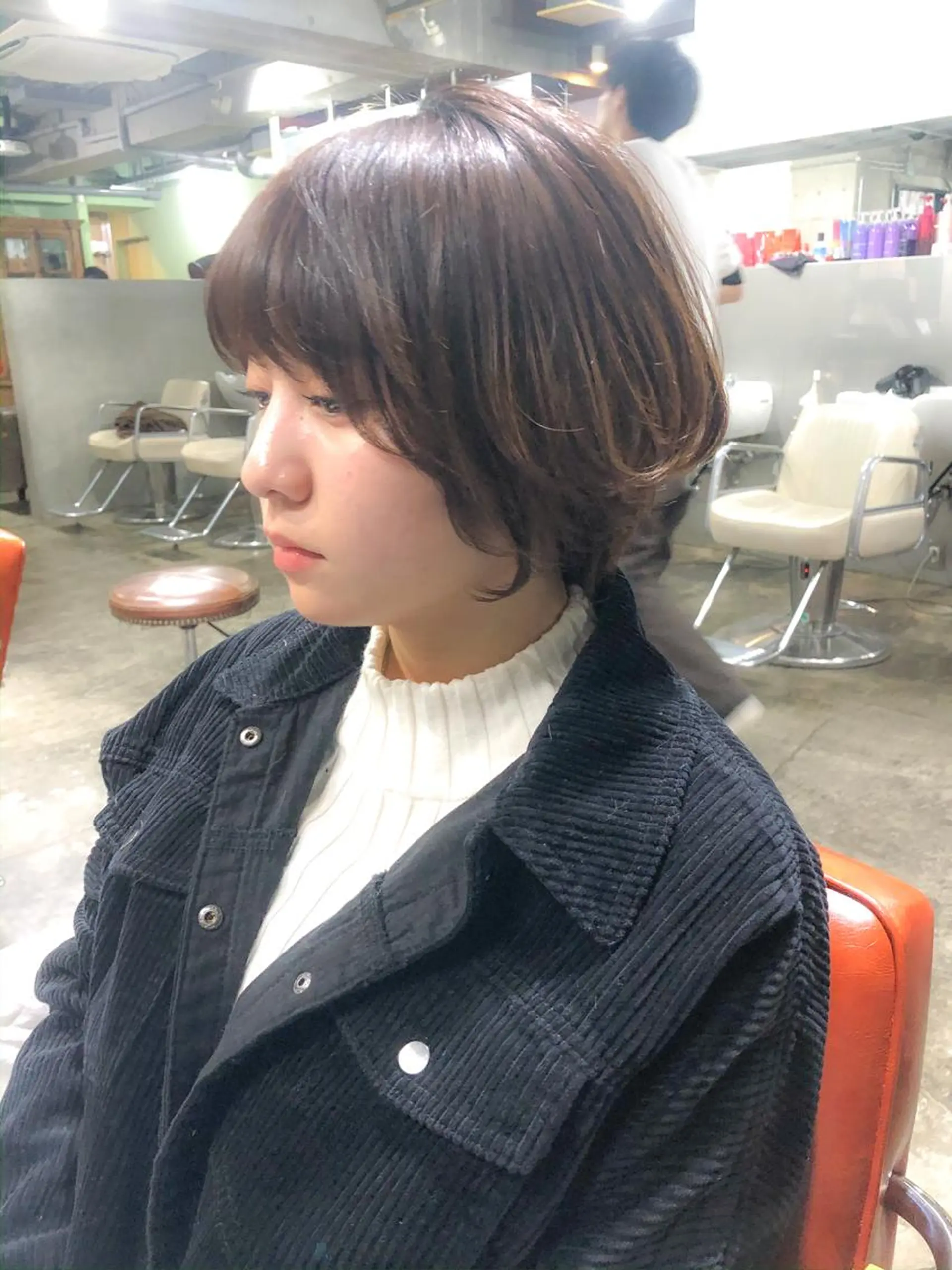 ショート ショートボブ 丸みショート ボブ ショートヘア 北條 優輝のヘアスタイル