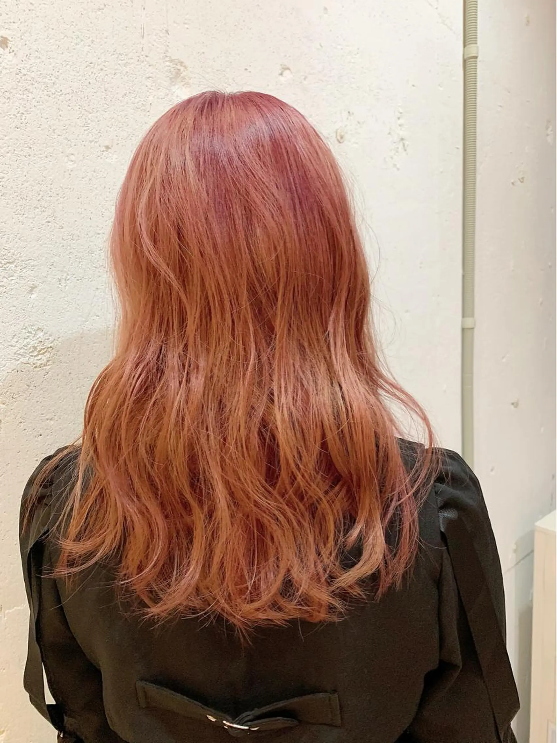 ミディアム カラー ベージュカラー ピンクカラー ピンクベージュ ヘアカラー トリートメント 💛丁寧さNo.🥇 🧸片山智裕💛のヘアスタイル