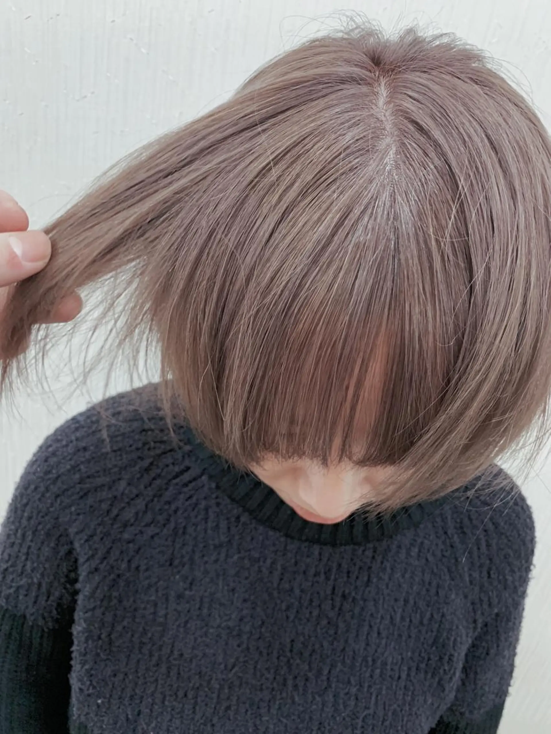 ショート カラー カット ヘアカラー トリートメント ブリーチ/バレイヤー ジュ/シャドウルーツのヘアスタイル