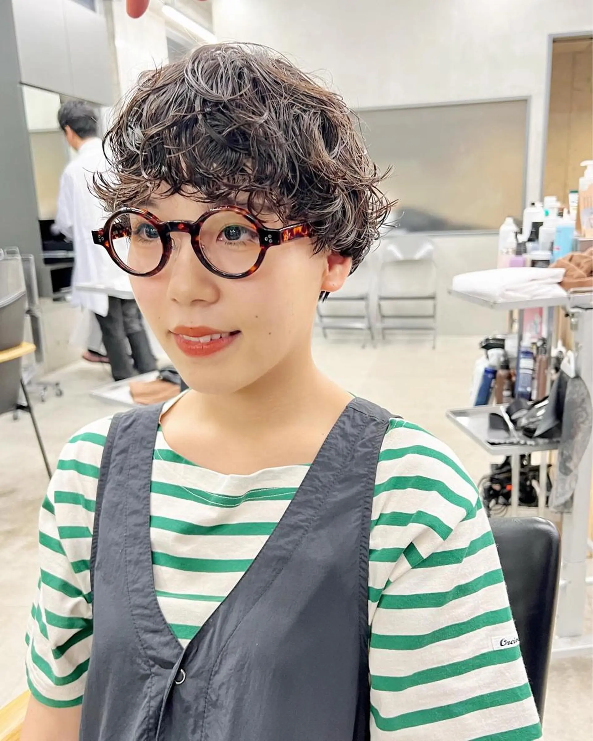 ショート パーマ ショートヘア カット パーマ トリートメント sakoda shunkiのヘアスタイル