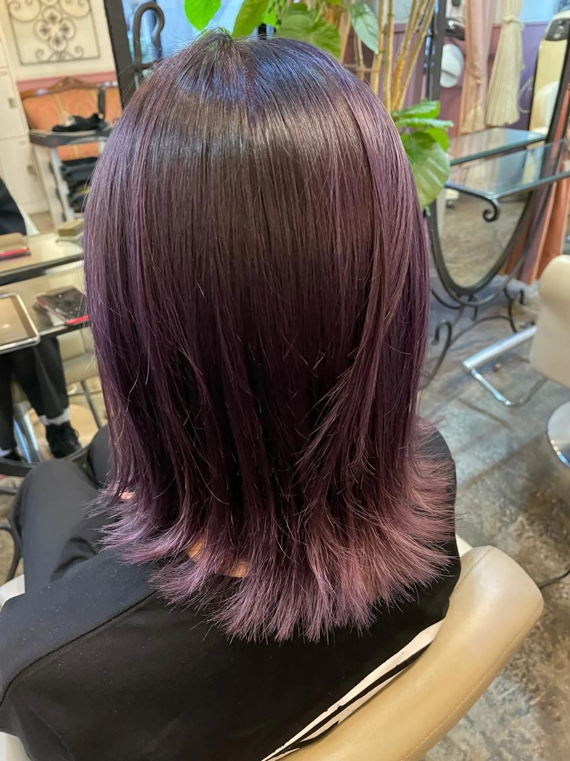 ミディアム カラー パーマ ヘアアレンジ メンズ 表参道Lise おおいしおりのヘアスタイル