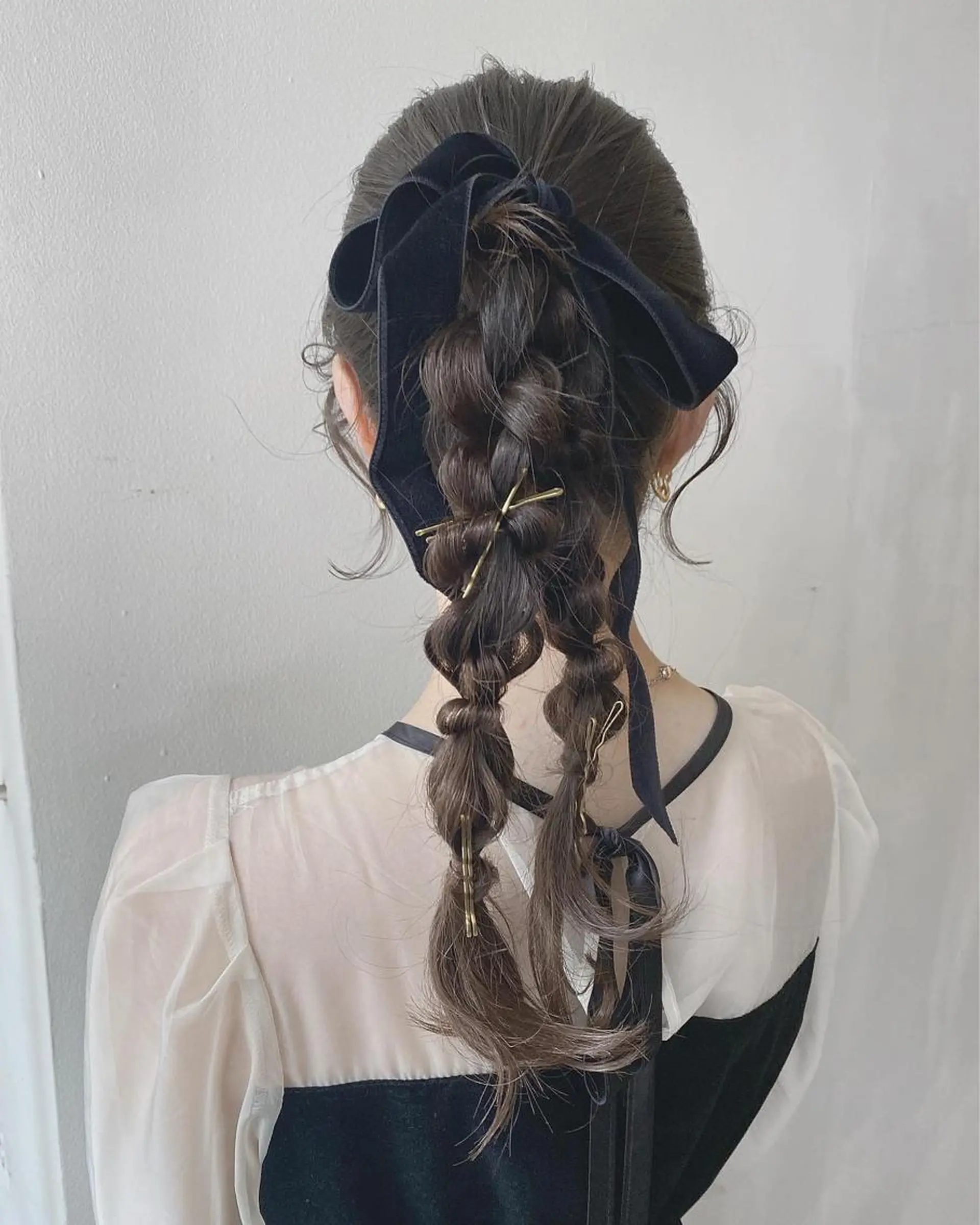 ロング ヘアアレンジ ヘアセット BOTTOMS所属・🌸透明感艶 カラー🌸Yuukiのヘアスタイル