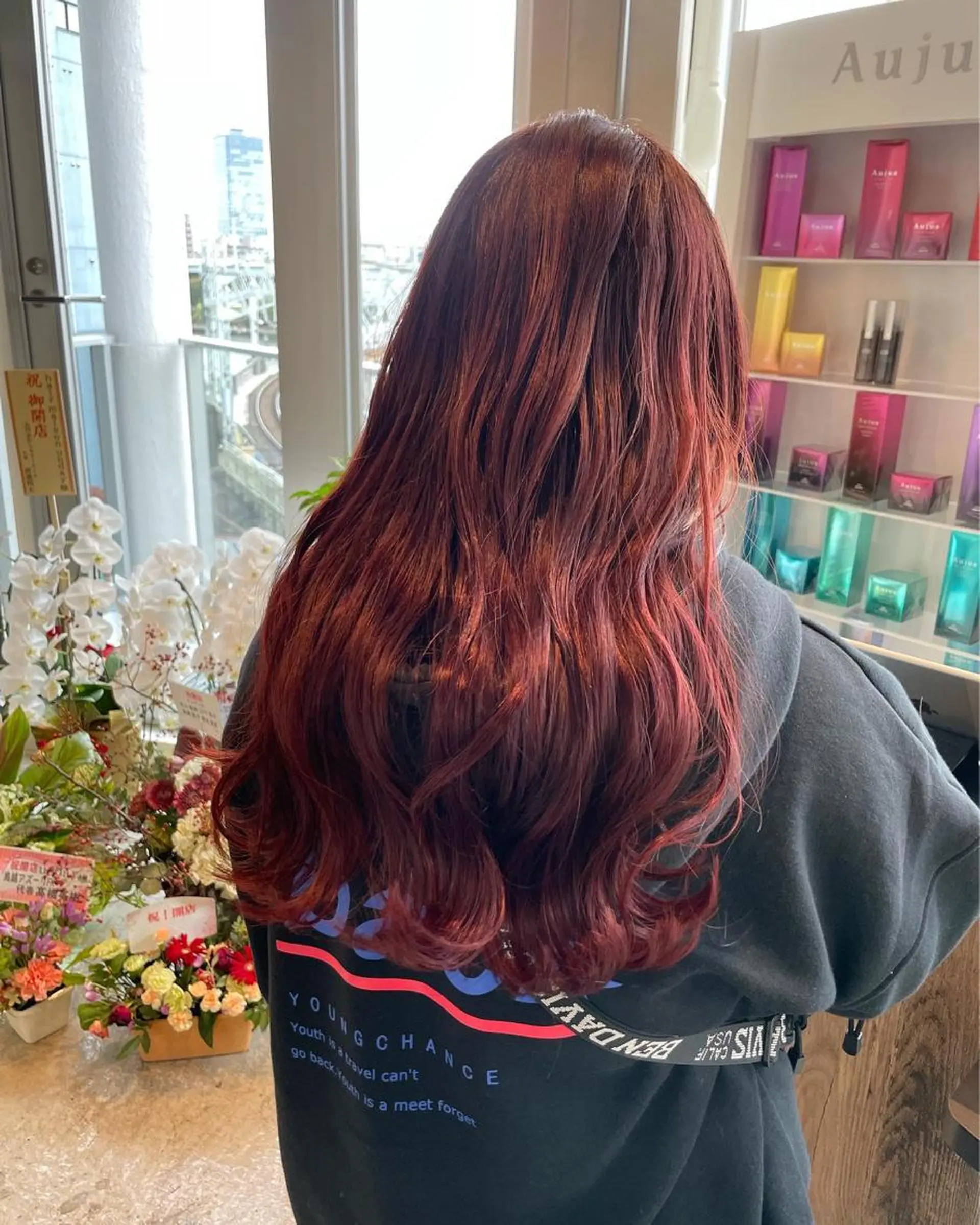 セミロング カラー カット ヘアカラー トリートメント ✨髪質改善/ブリーチ /ショート高山のヘアスタイル