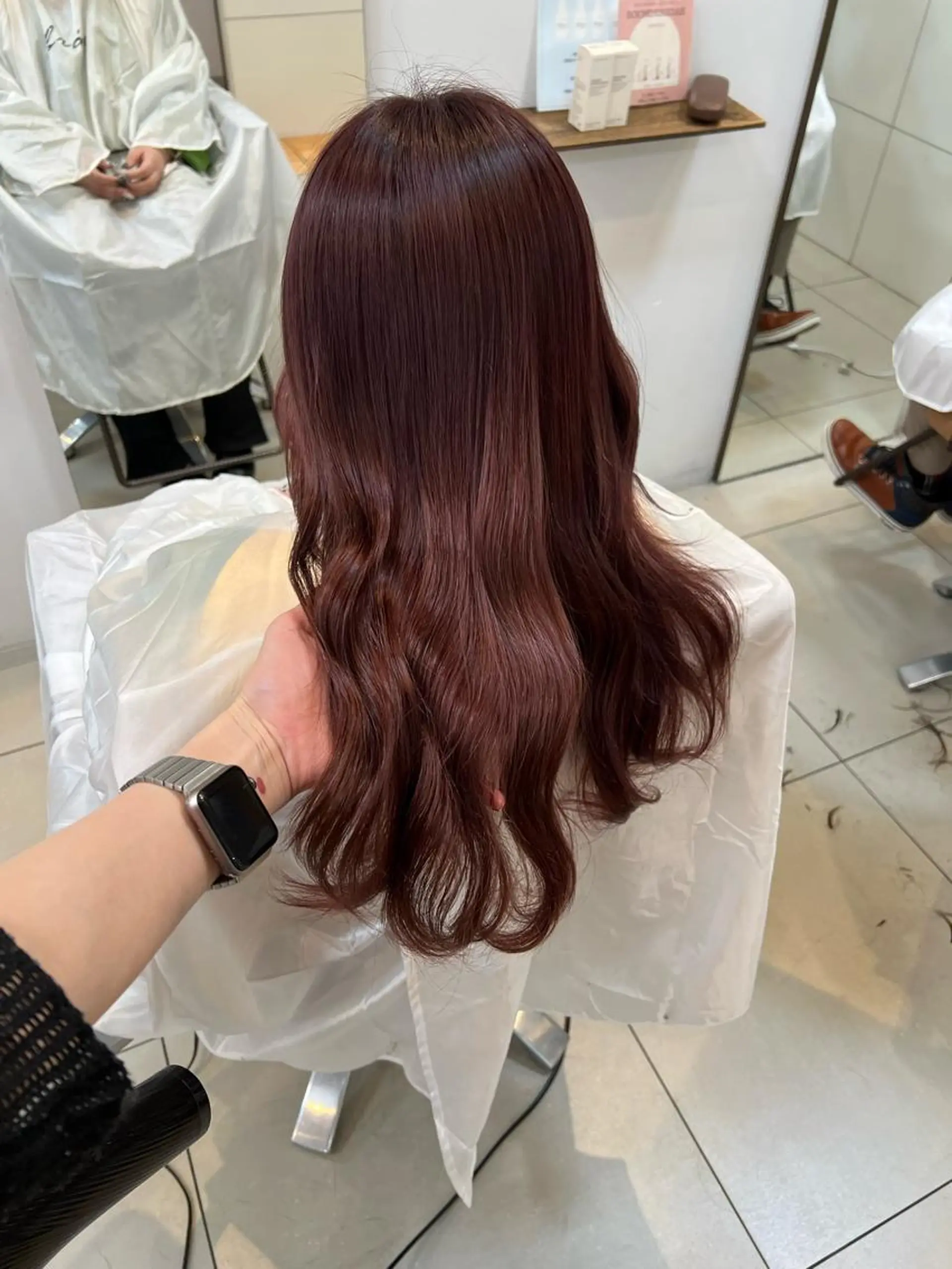 ロング カラー イルミナカラー SOYONなんば店 ／韓国風のヘアスタイル
