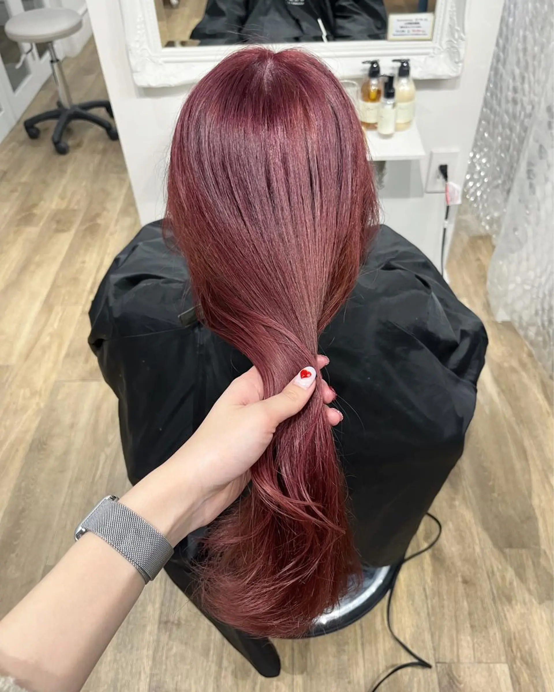 ロング カラー マツエク・マツパ 𝗺𝗶𝗸𝘂♡ 似合わせ🎀のヘアスタイル