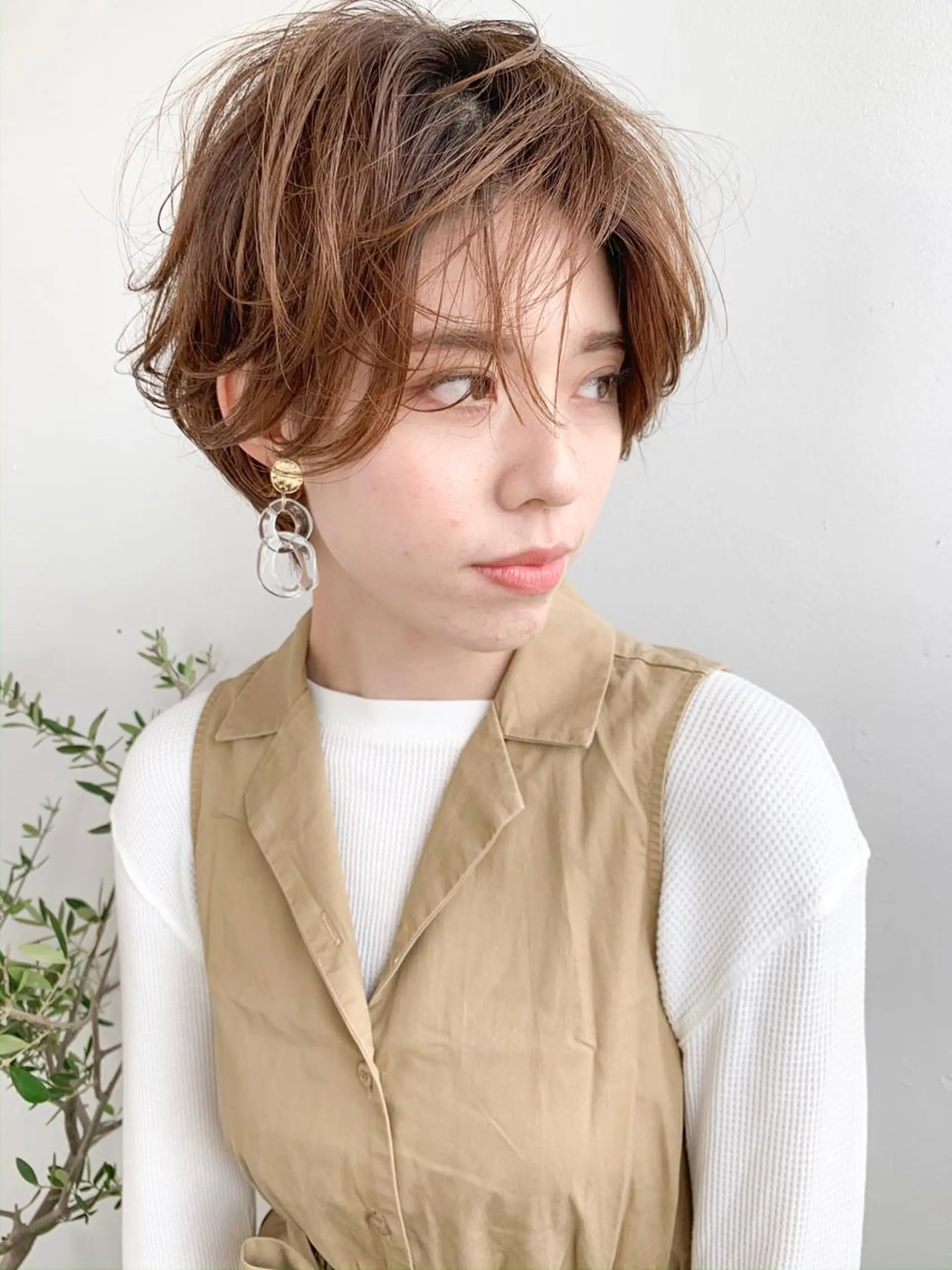 ショート カラー カット ヘアカラー パーマ トリートメント ショート/レイヤー なら石井知希のヘアスタイル